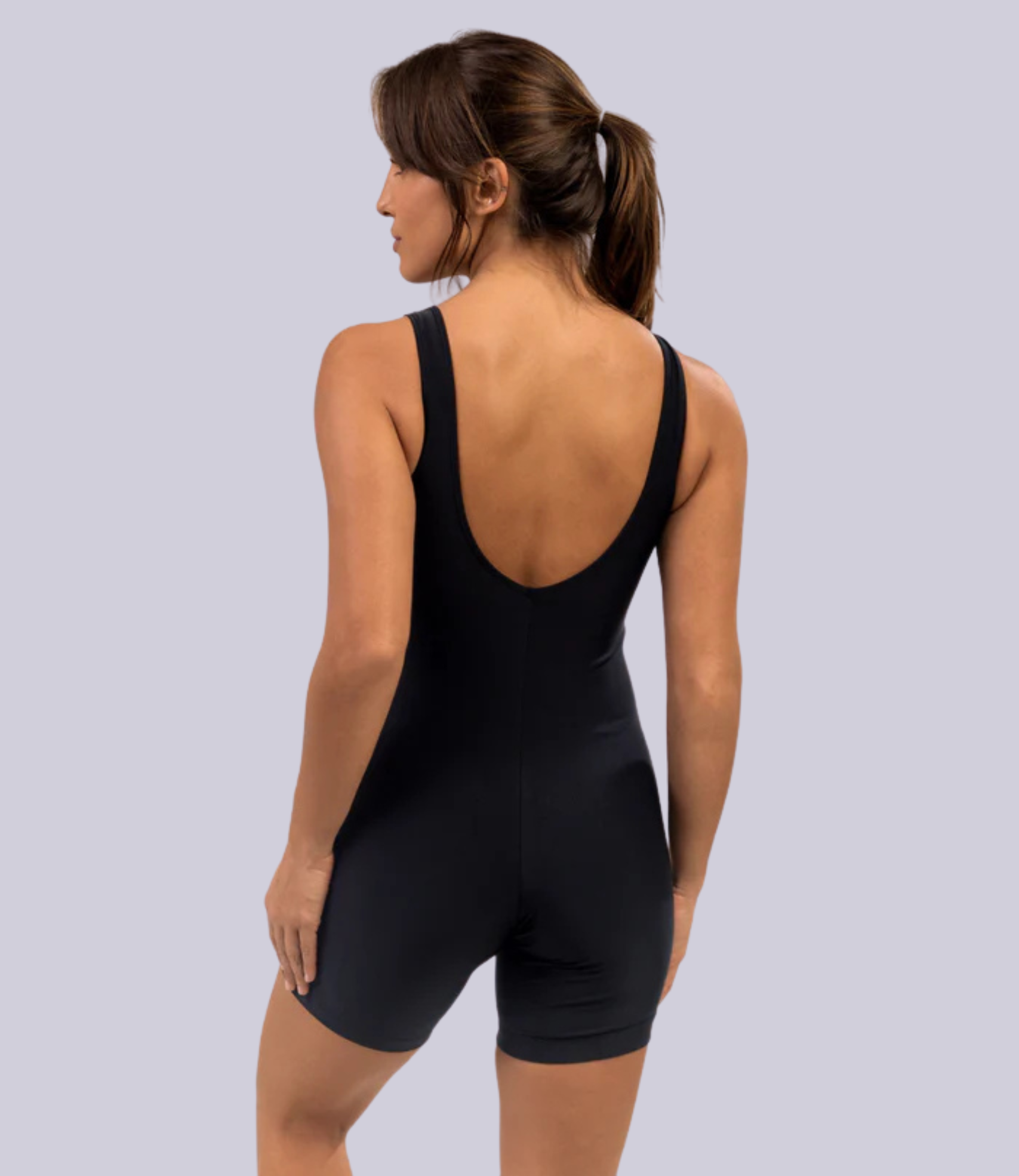 Macaquinho Natação Recorte No Busto