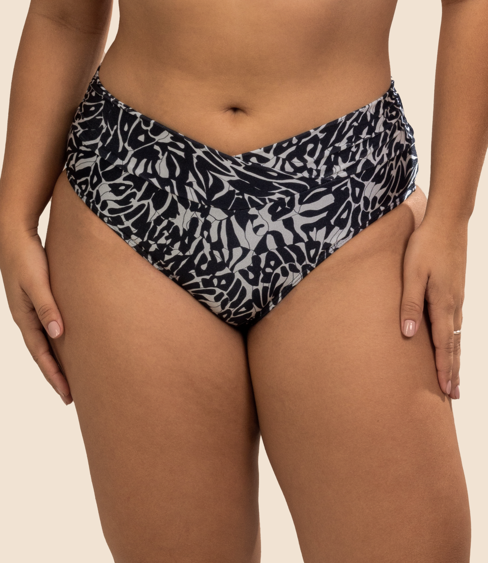Calcinha hot pants estampada Betina
