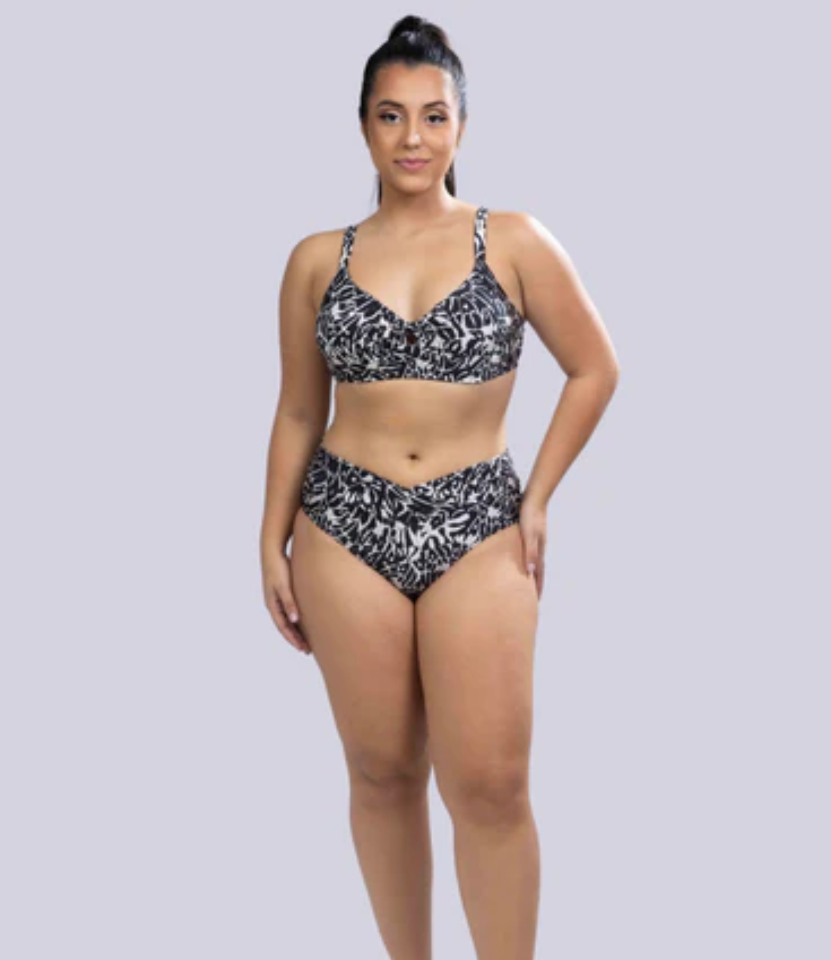 Top Meia Taça Kiara + Calcinha Hot Pants Martina