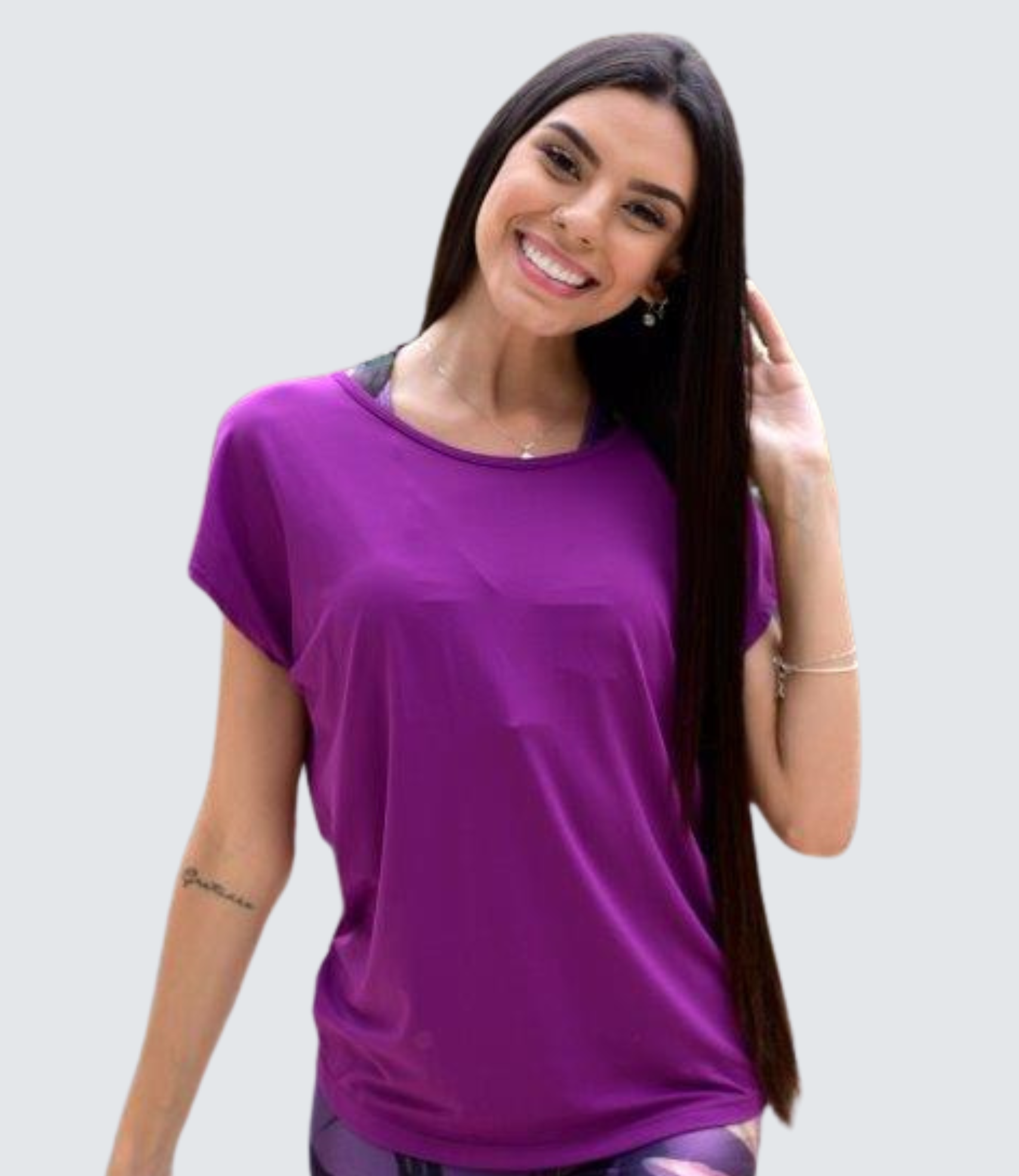 Blusa Fit Feminina Gabriela - Dry Abertura Costas