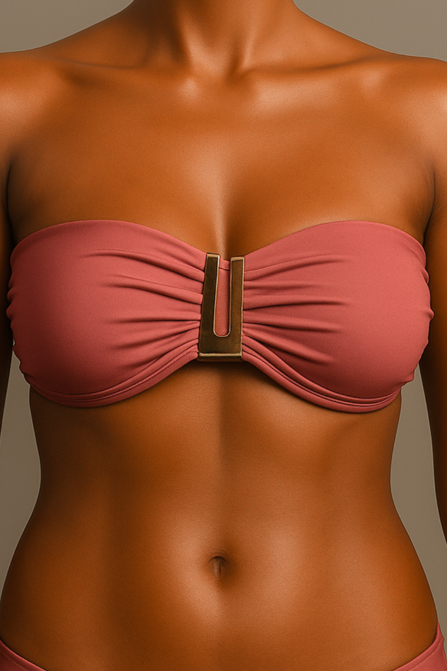 Top de Biquíni Liso Tomara Que Caia