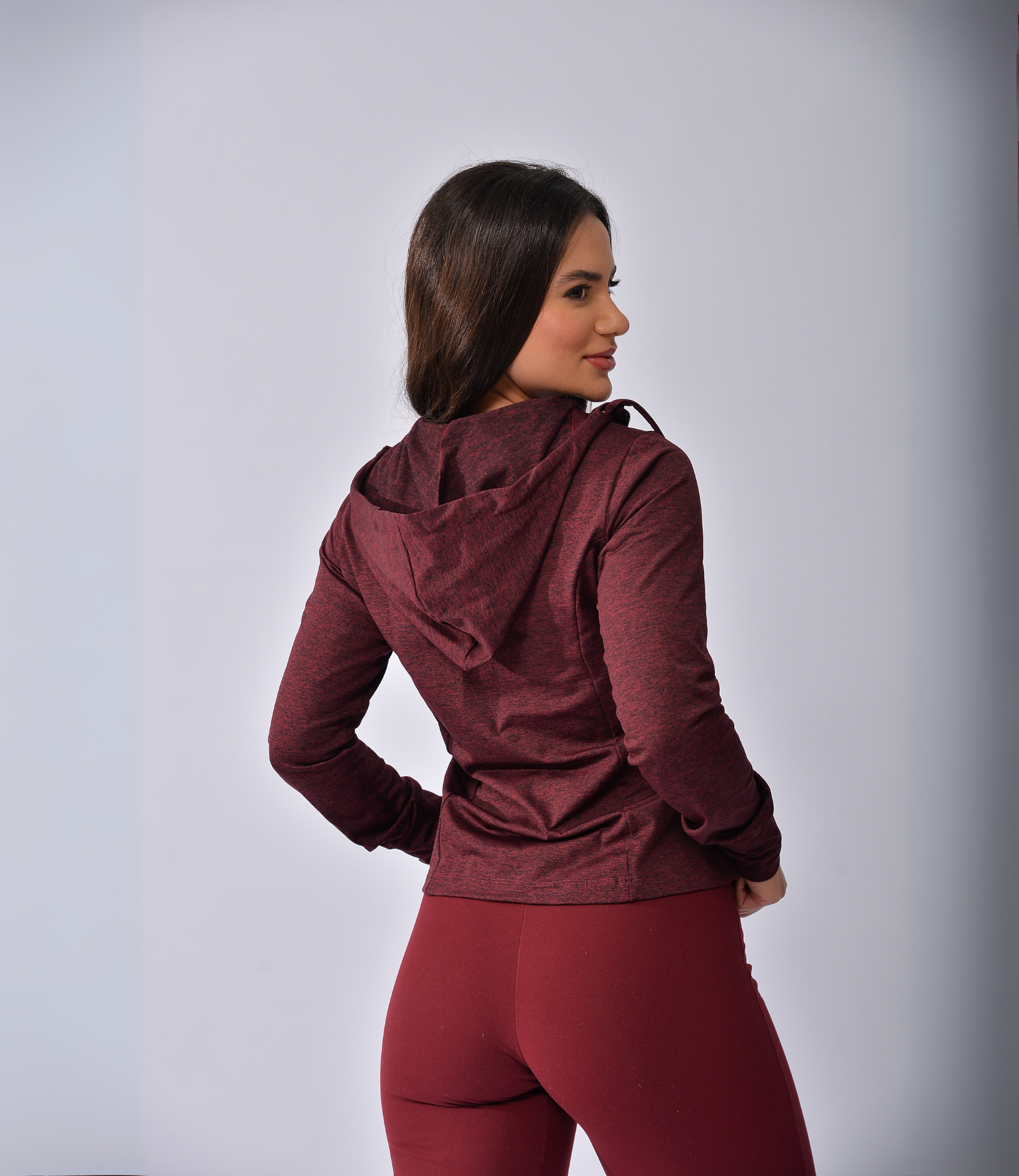 Casaco Térmico Touca+Calça Fitness Flare
