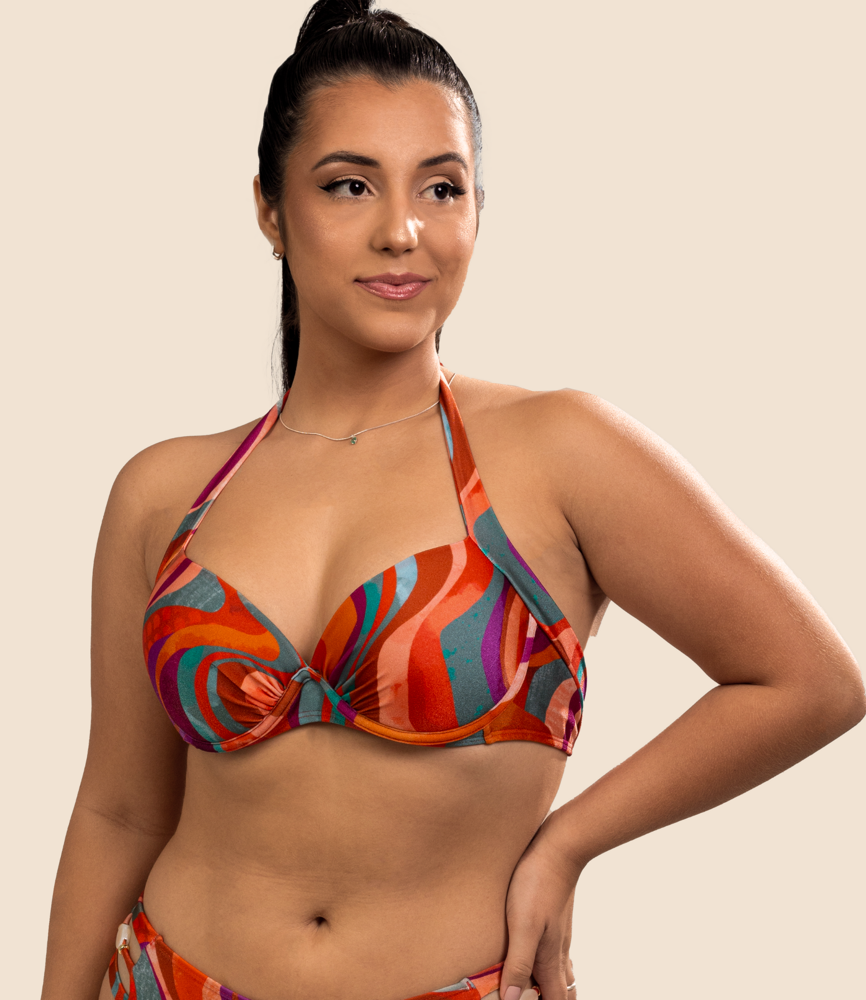 Top Meia Taça Estampado Jéssica