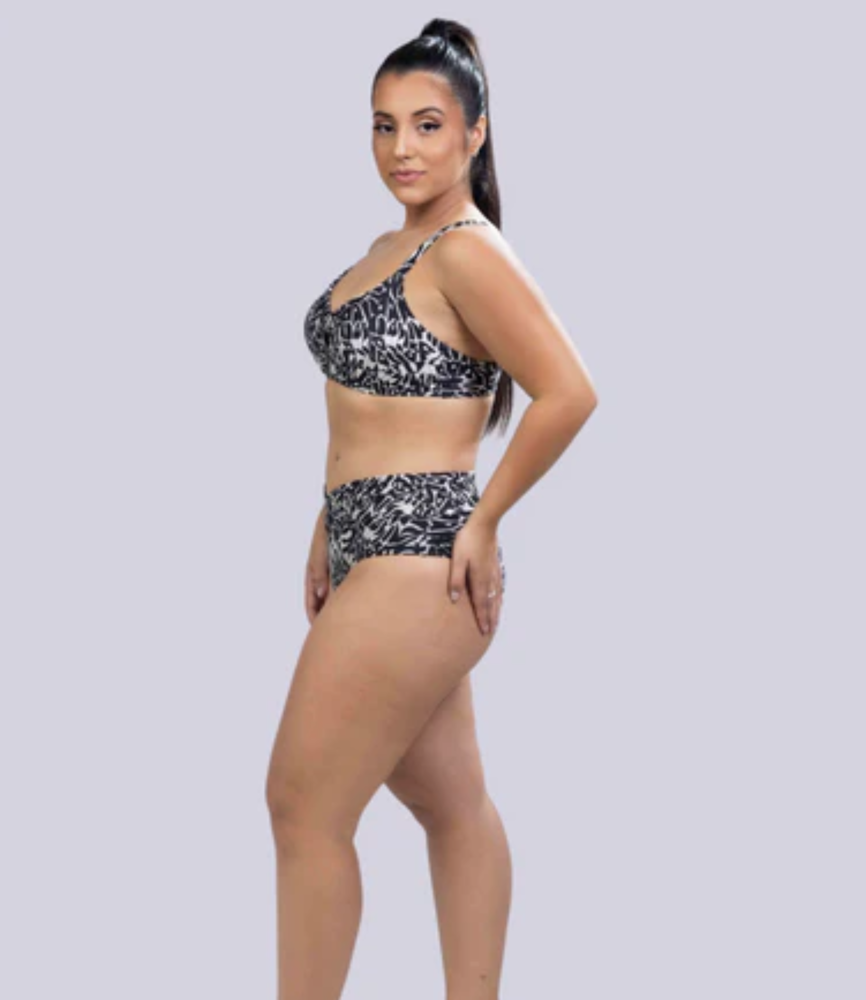 Top Meia Taça Kiara + Calcinha Hot Pants Martina
