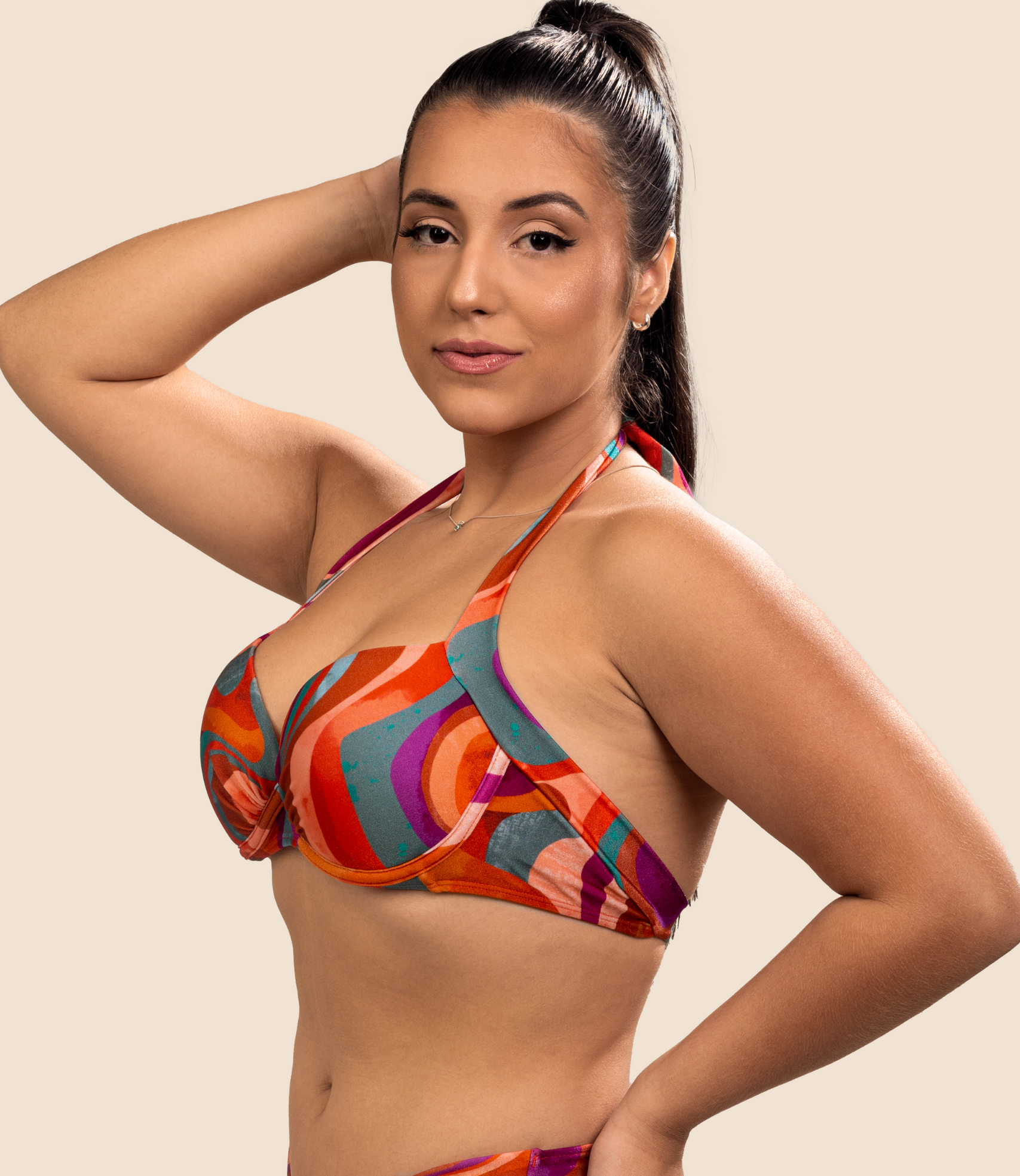 Top Meia Taça Estampado Jéssica