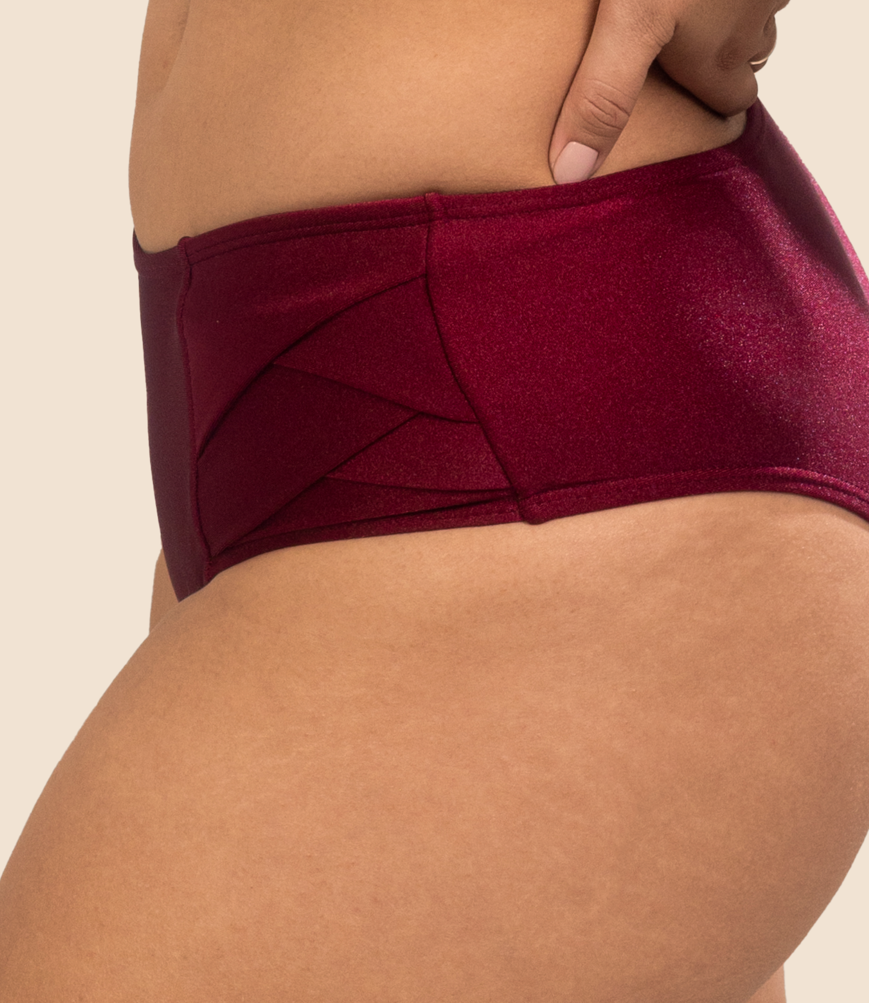 Top Triangulo Liso Zoe + Calcinha De Biquini Lisa Brisa