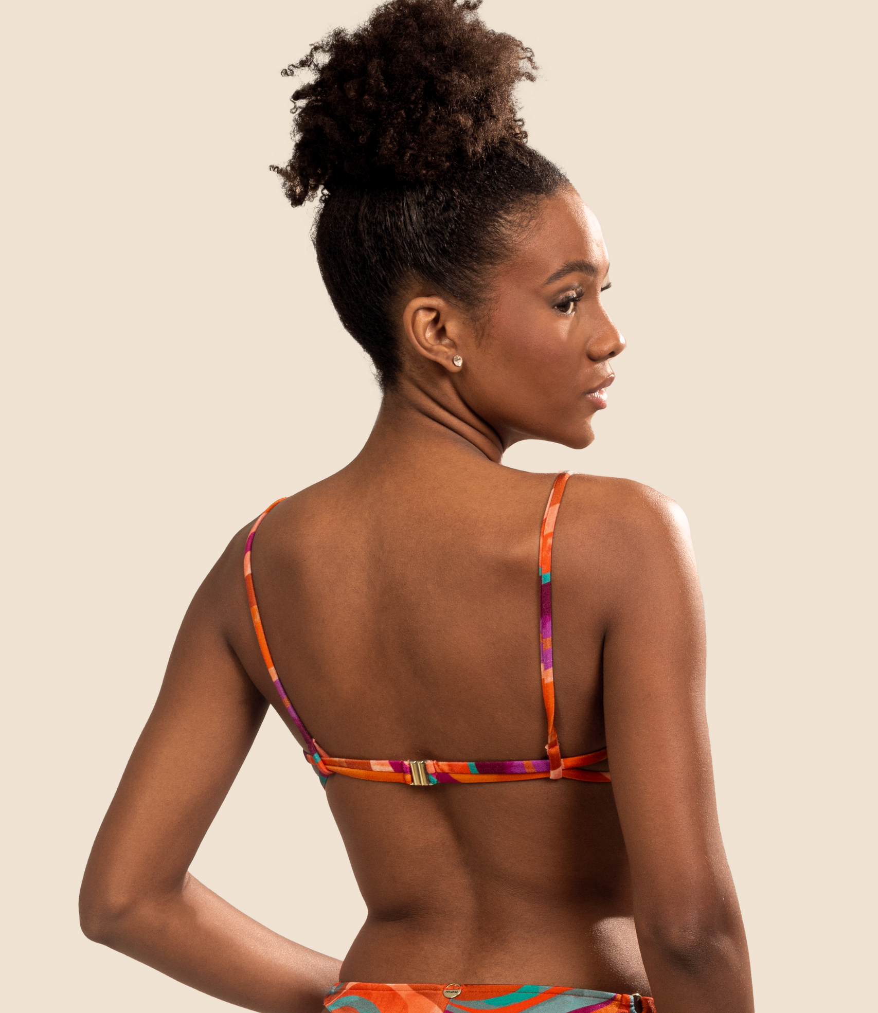 Top Meia Taça Estampado Ágatha
