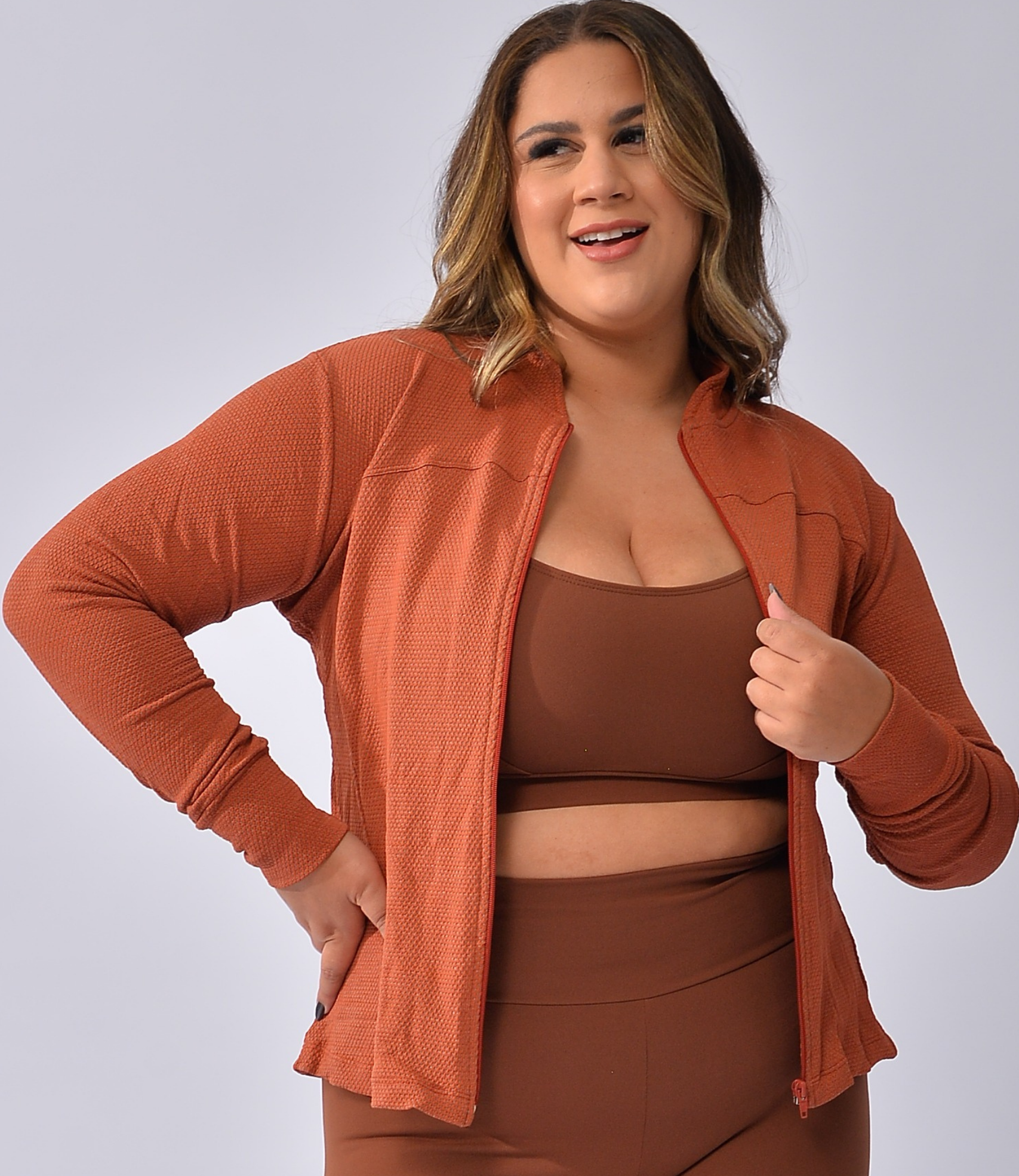 Casaco Piquet Zíper Pulse