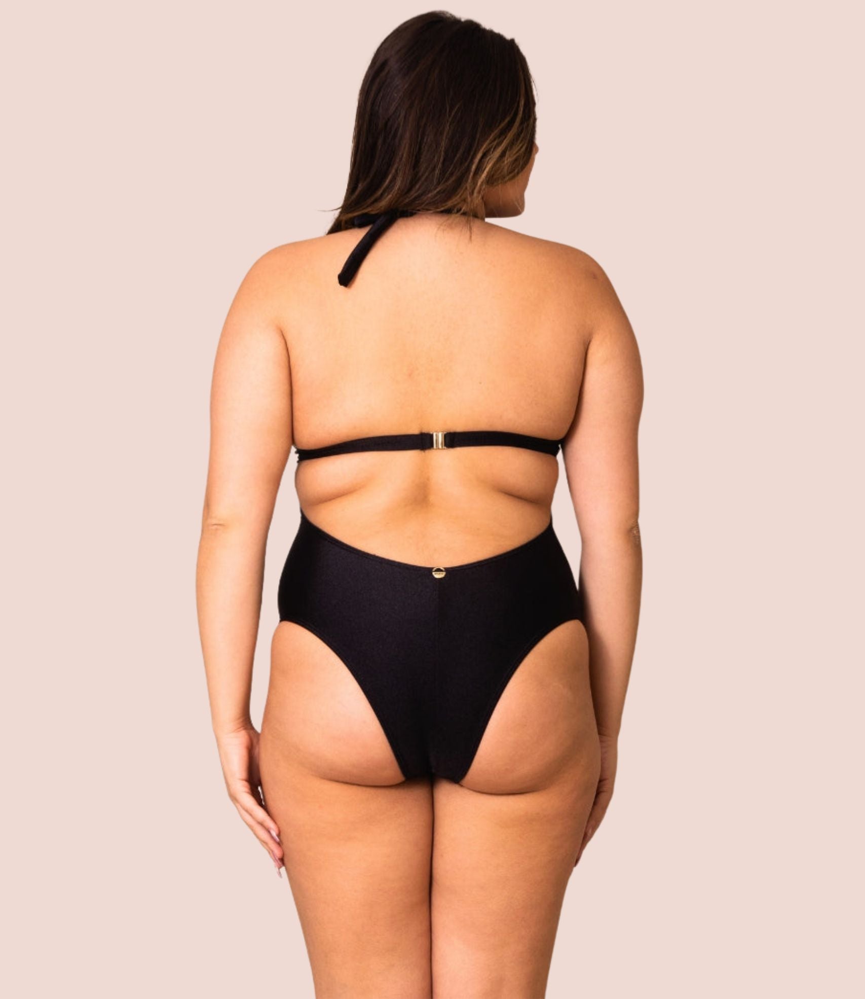 Maiô Moda Praia Decote E Nó Frontal Sarah