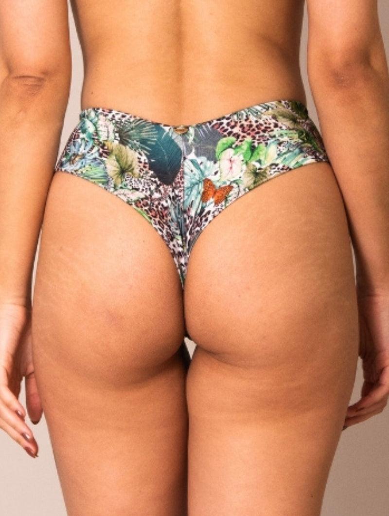 Calcinha De Biquíni Borboleta Estampada Gisele