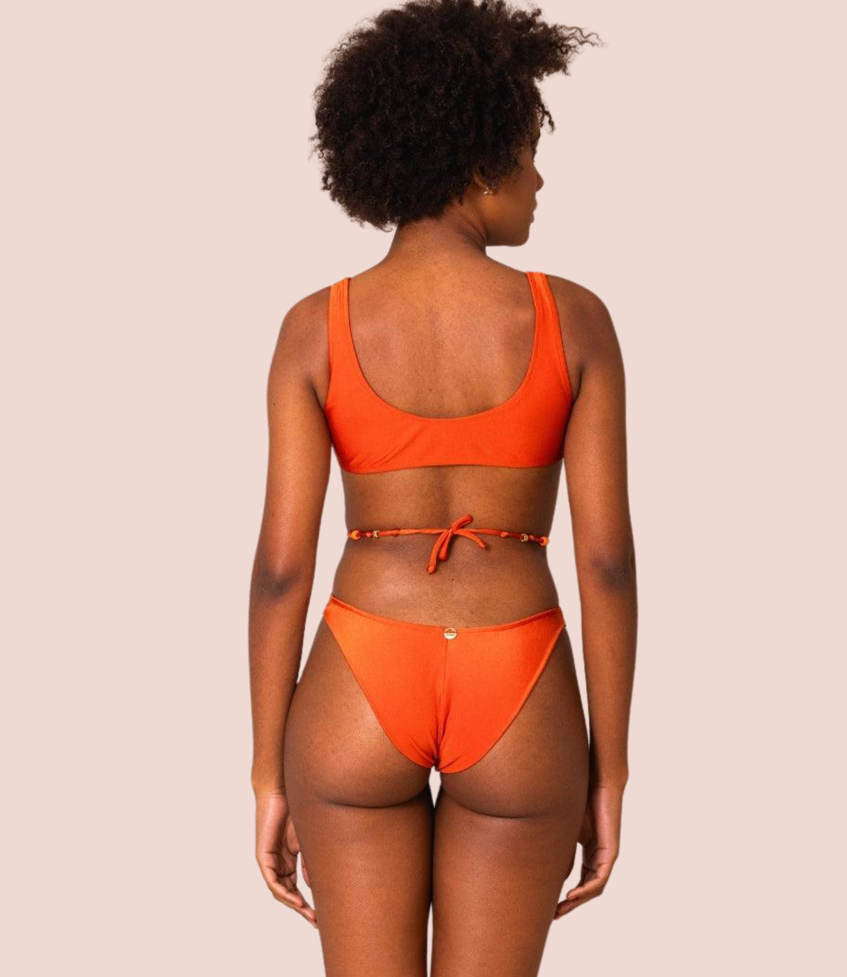 Maiô Moda Praia Amarração Cintura E Decote Arredondado Luna