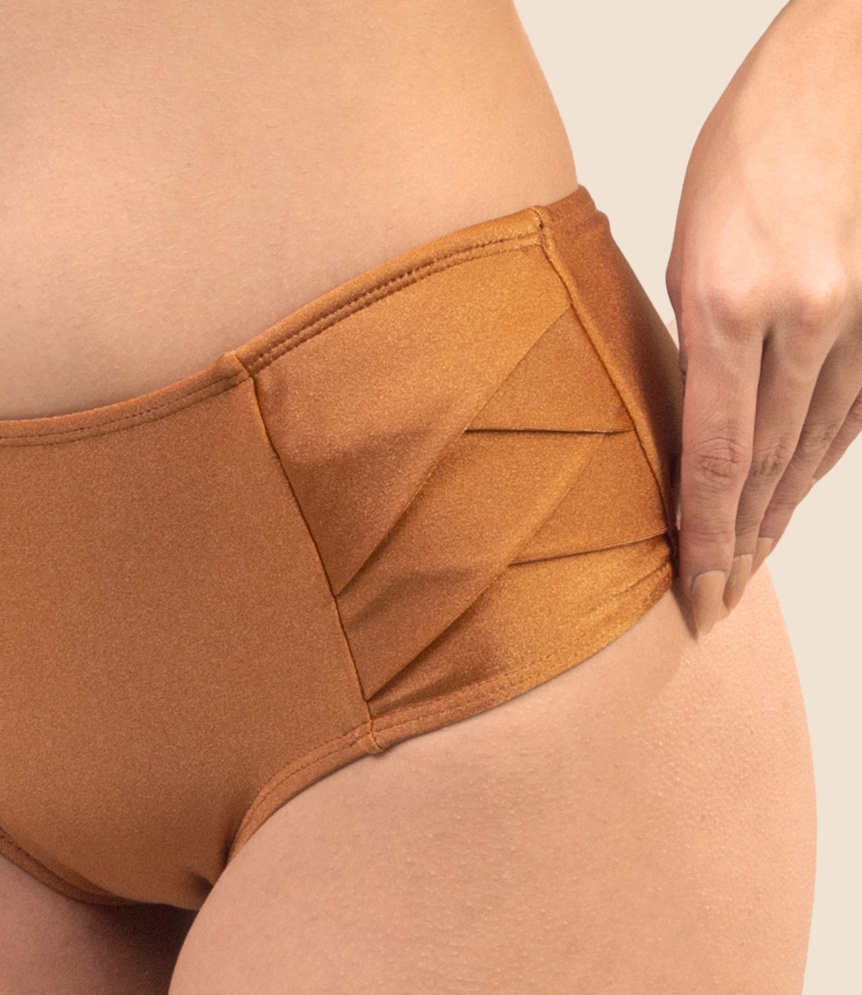 Top Tomara Que Caia Liso Mila +Calcinha De Biquini Lisa Brisa