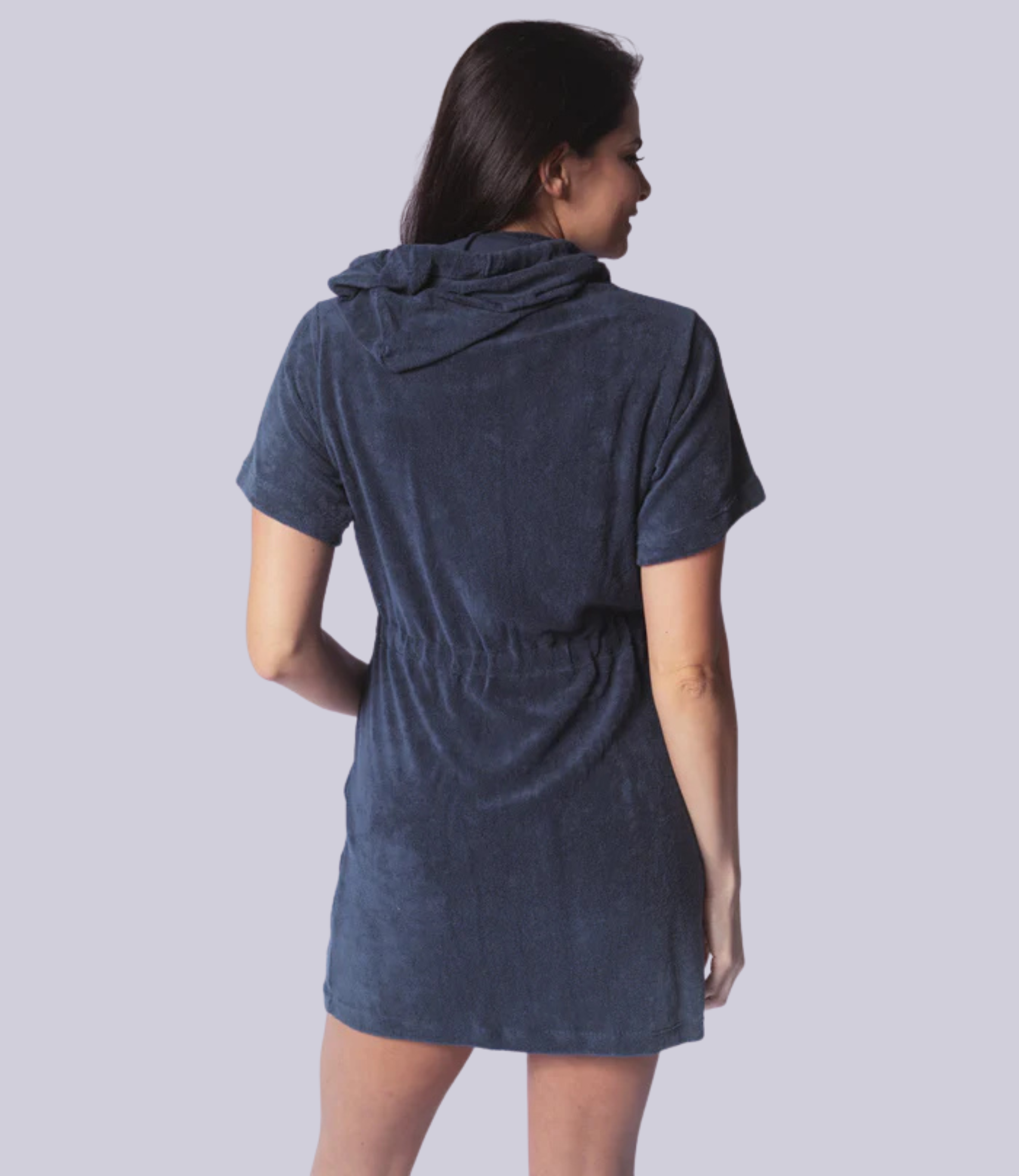 Roupão Manga Curta Com Capuz