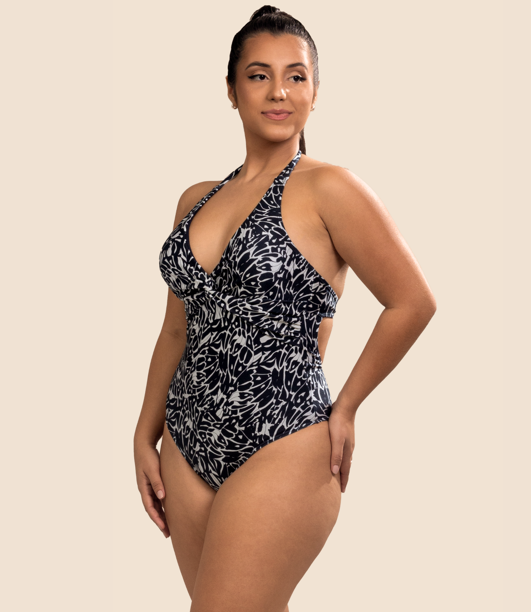 Maio Frente Única Estampado Viviane