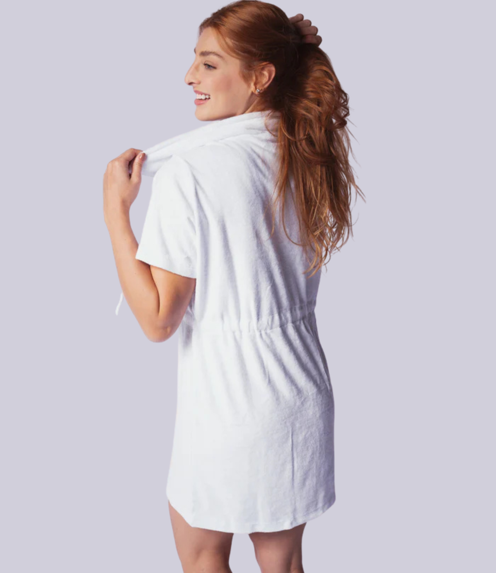 Roupão Manga Curta Sem Capuz