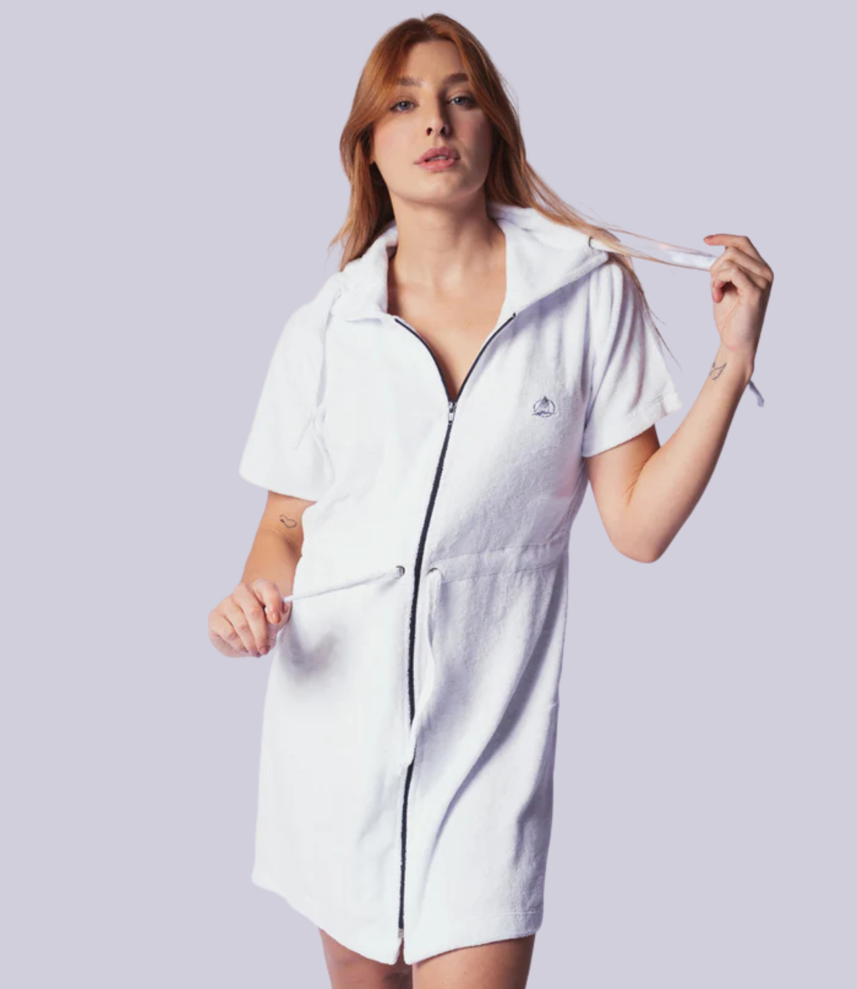 Roupão Manga Curta Sem Capuz