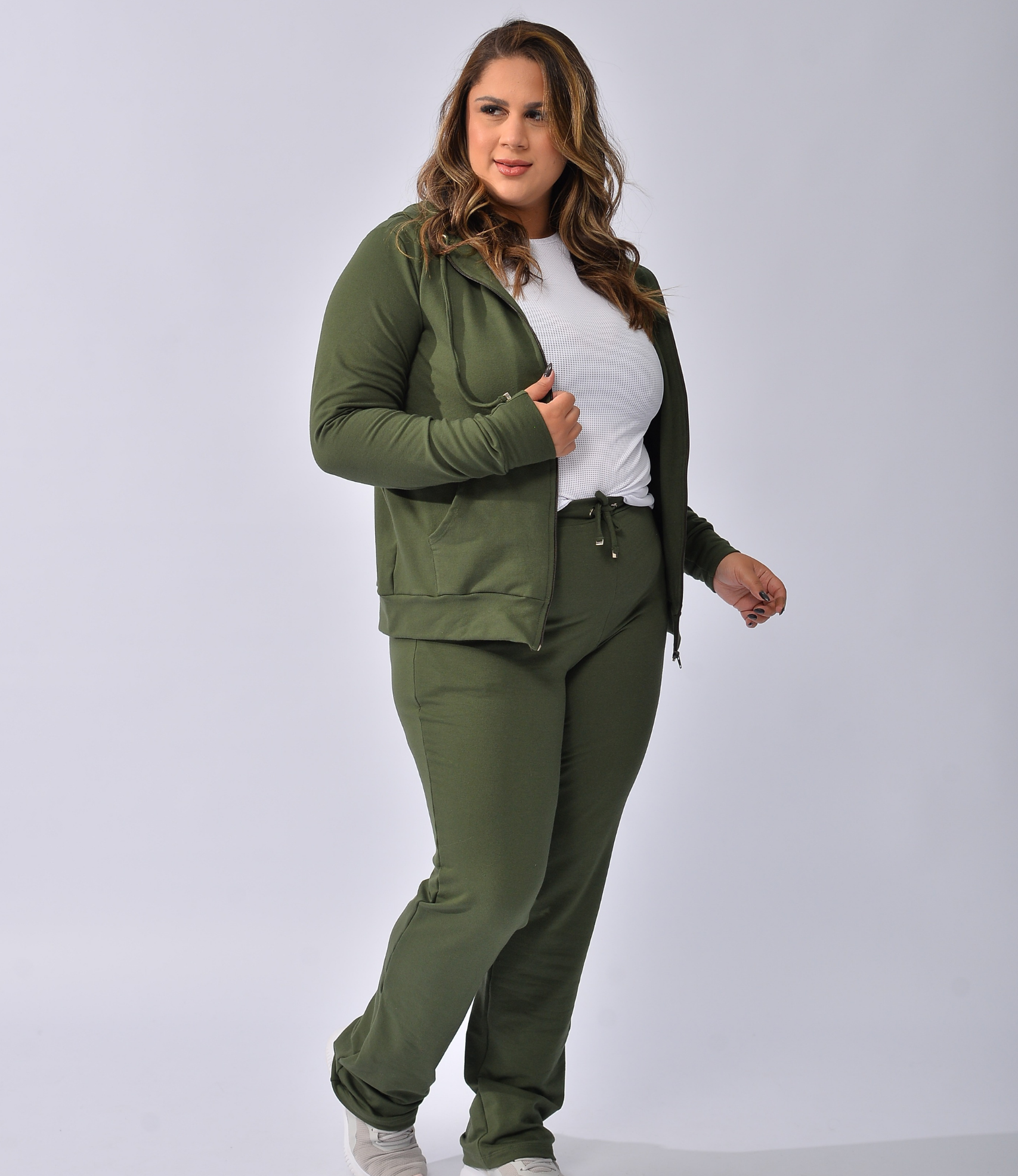 Conjunto de Moletom com Capuz