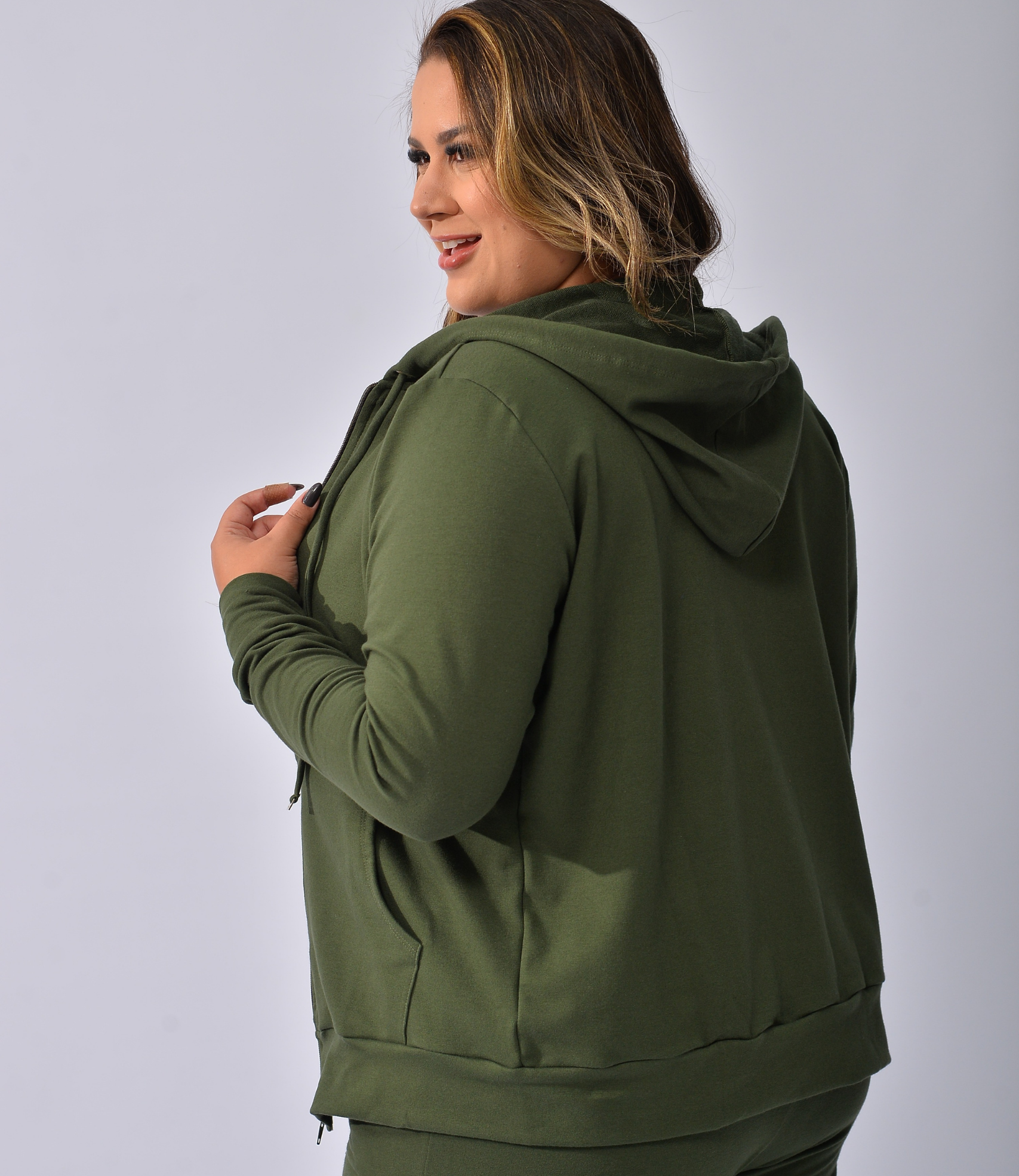 Conjunto de Moletom com Capuz