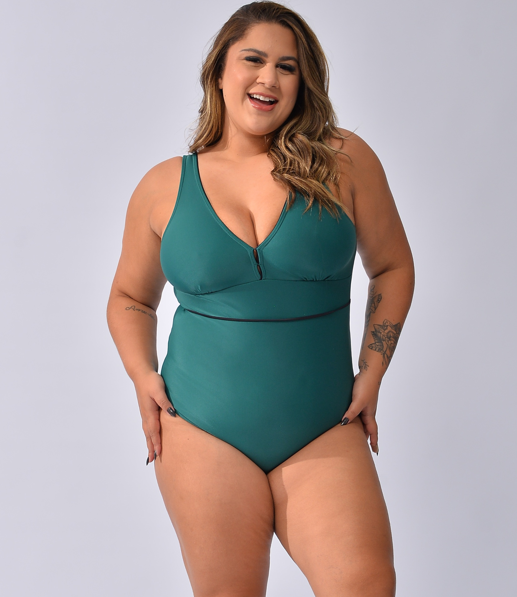 Maiô Natação com Abotoador nas Costa Serena