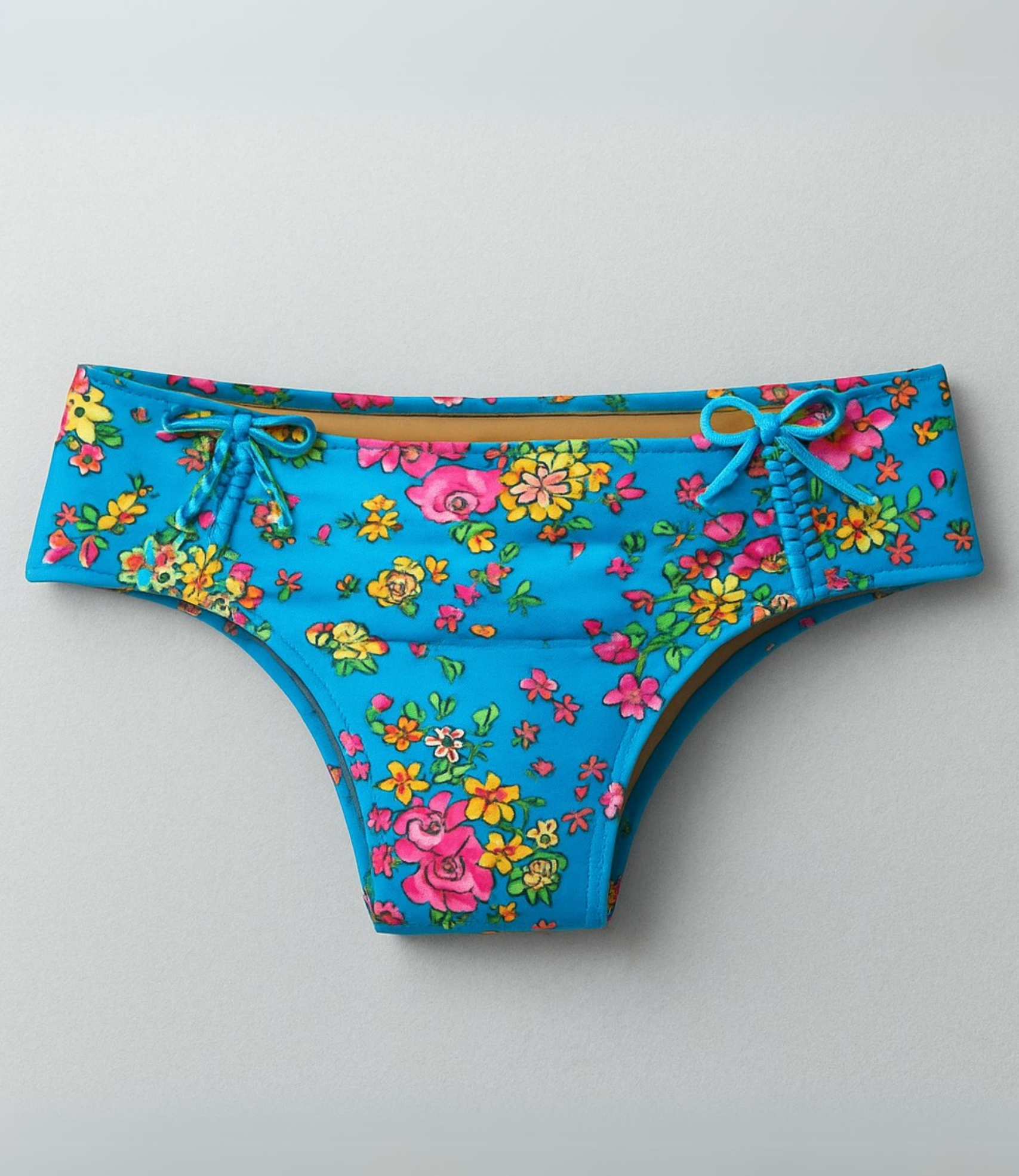 Calcinha de Biquíni Laço Fixo Estampado