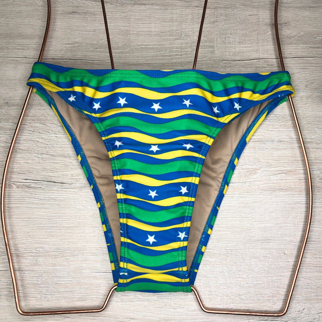 Calcinha de Biquíni Estampada