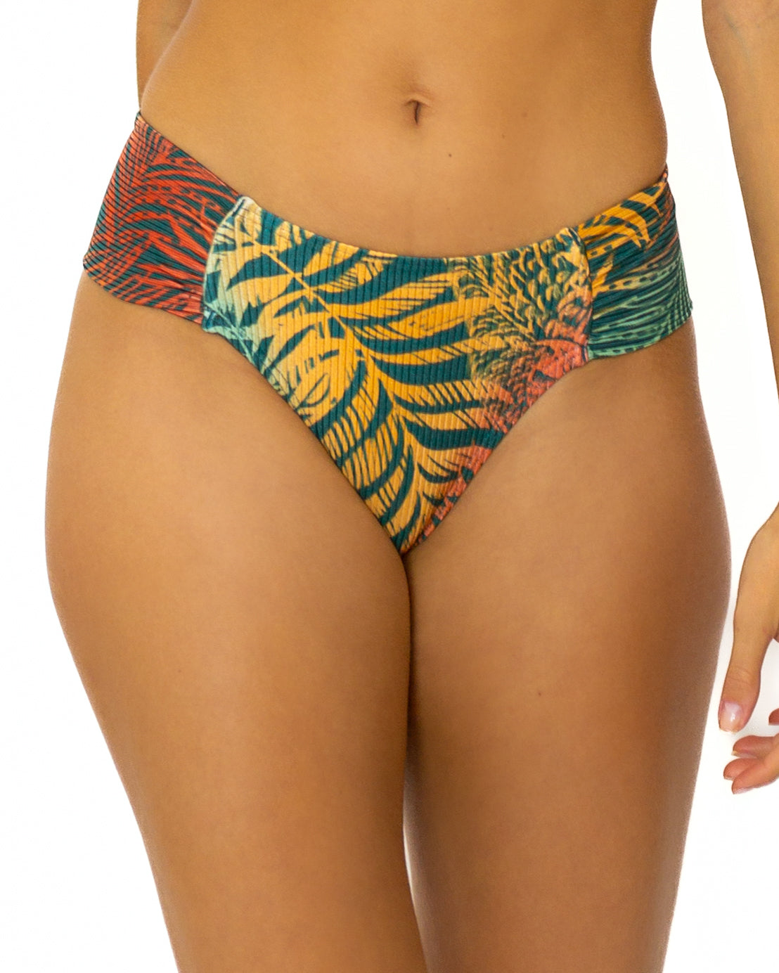 Calcinha De Biquíni Borboleta Estampada Jardim Gisele