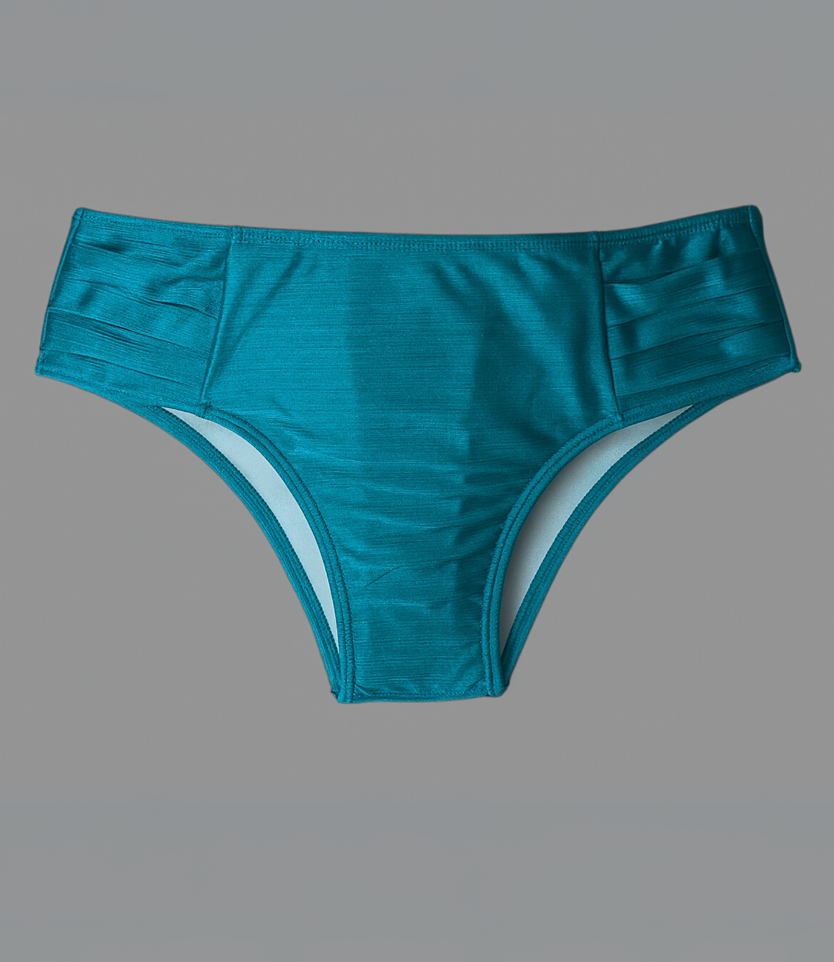 Calcinha Alta Drapeada Trilobal Lisa