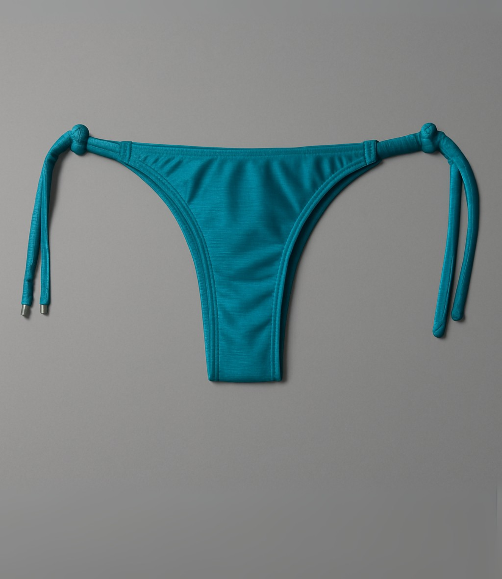 Calcinha de Amarração Franzida Atrás Trilobal Lisa