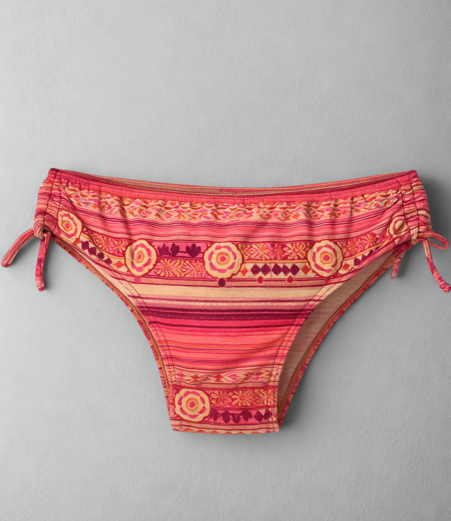 Calcinha de Biquíni com Laterais Ajustáveis