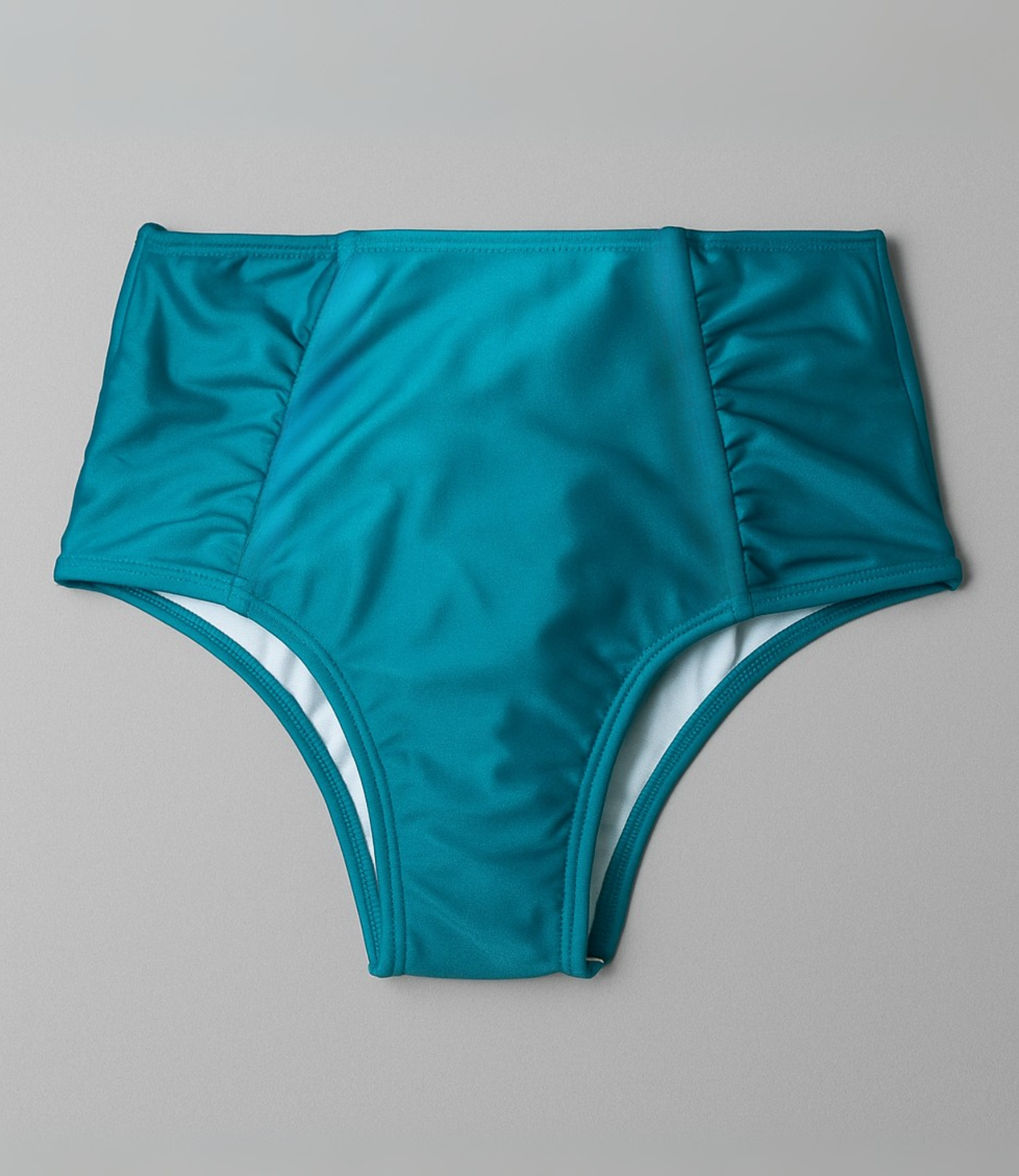 Calcinha Biquíni Hot Pant Franzida Lisa