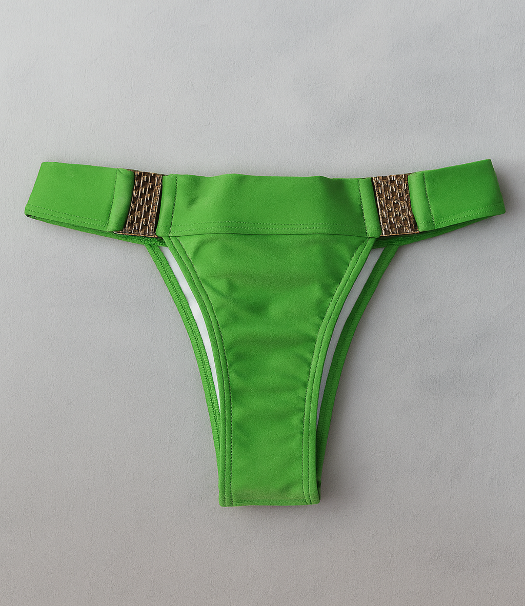 Calcinha de Biquíni com Laterais Largas