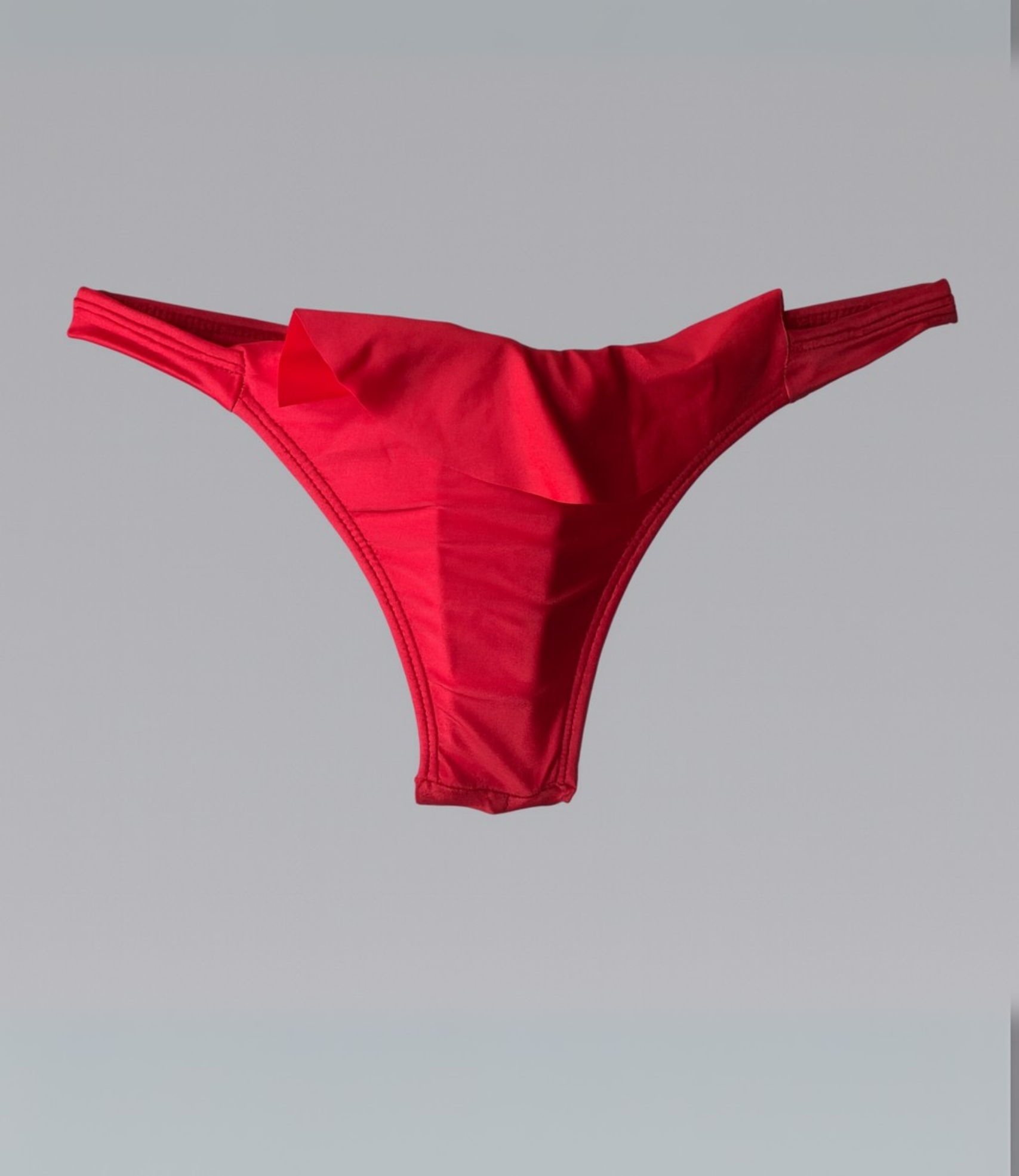 Calcinha Com Babado Frontal Lisa