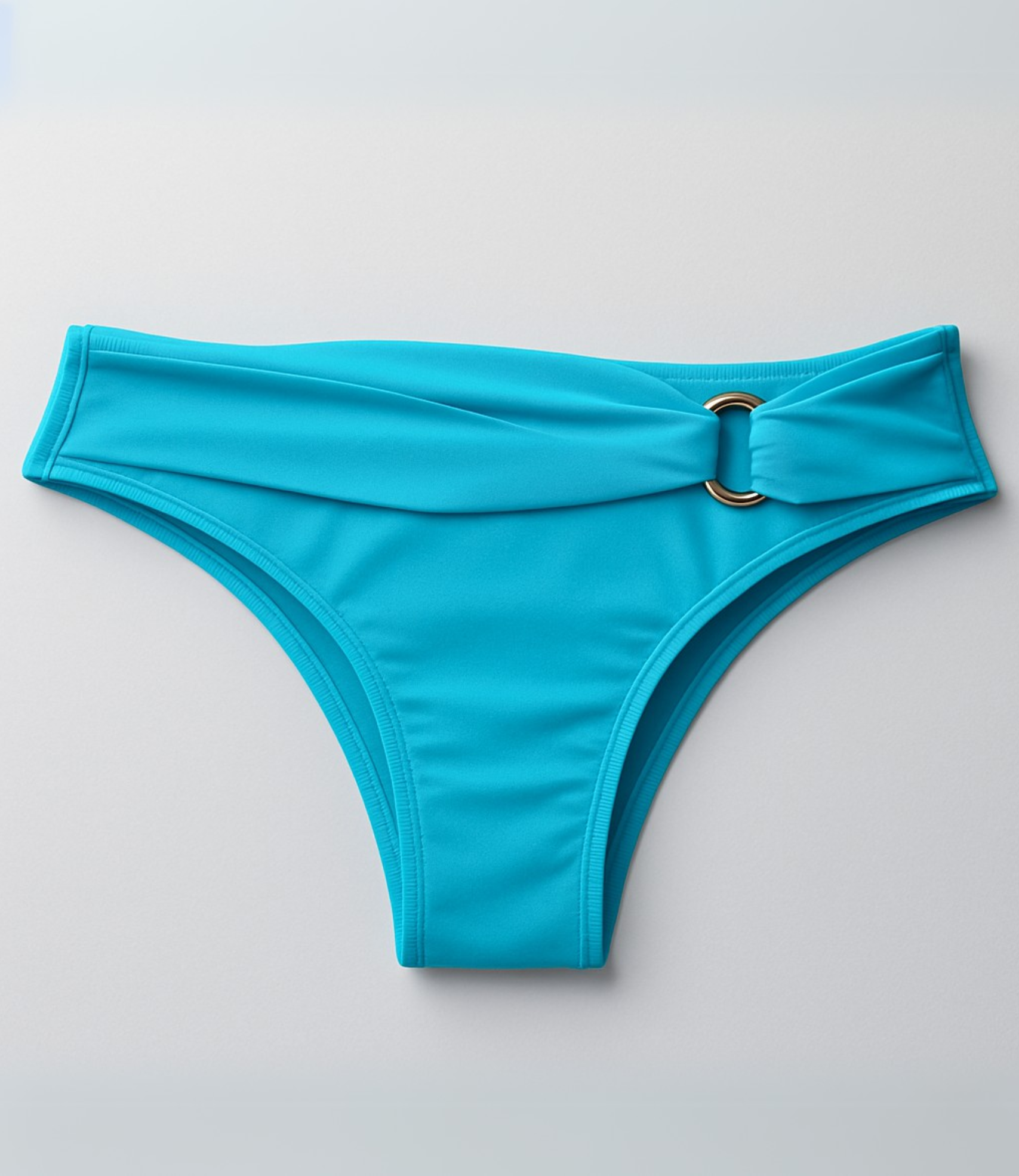 Calcinha Biquíni Argola Frontal Lisa