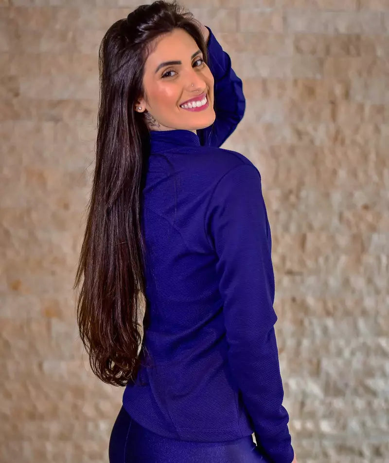 Casaco Piquet Zíper Pulse