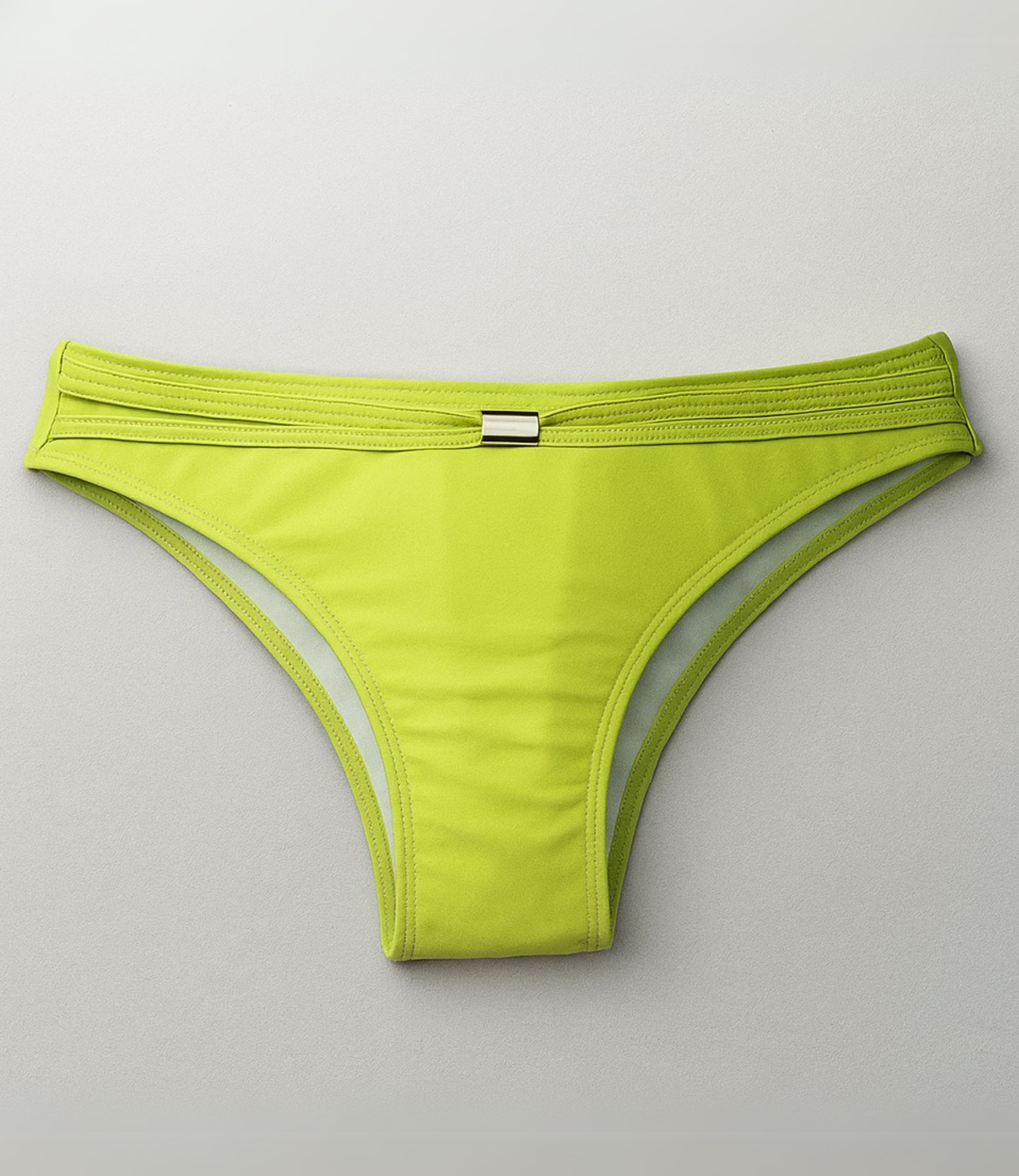 Calcinha de Biquíni com Argolas Lisa