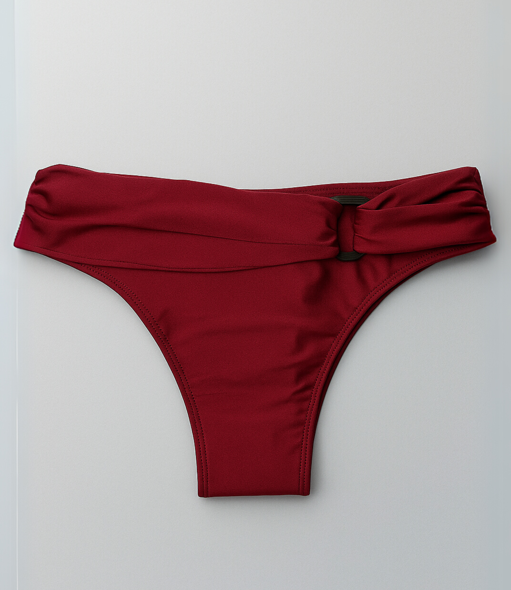 Calcinha Biquíni Argola Frontal Lisa