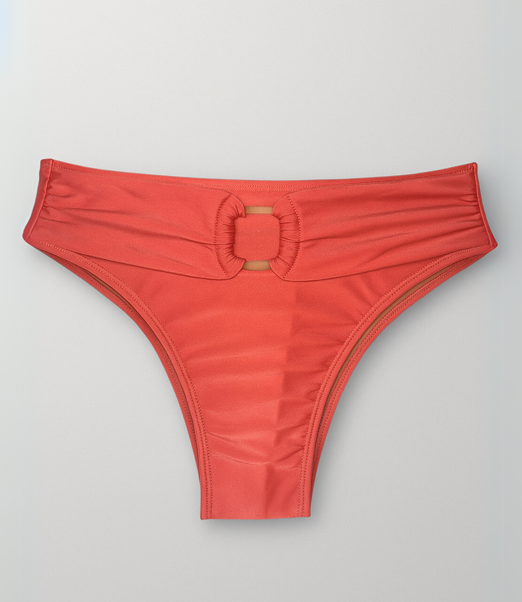 Calcinha Biquíni Argola Frontal Lisa