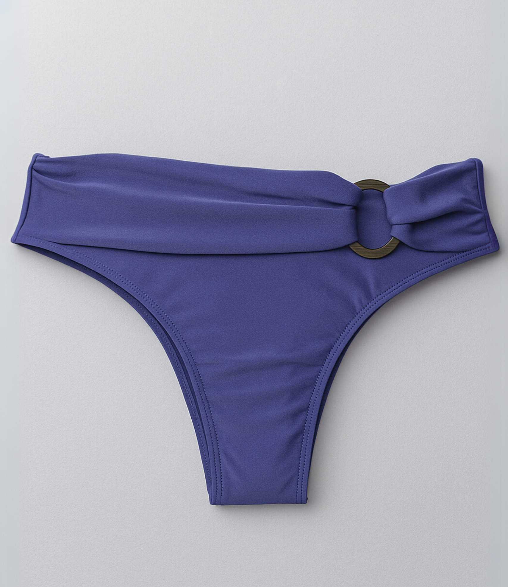 Calcinha Biquíni Argola Frontal Lisa