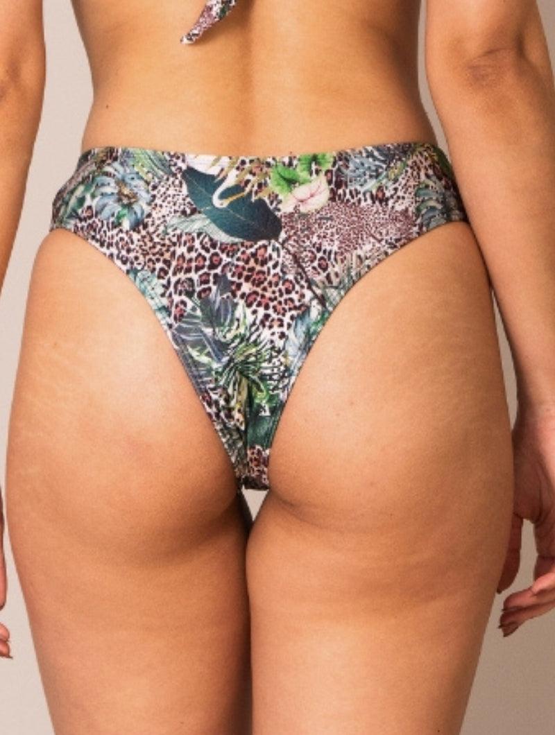 Calcinha de Biquíni com Tiras Laterais Estampado Lara