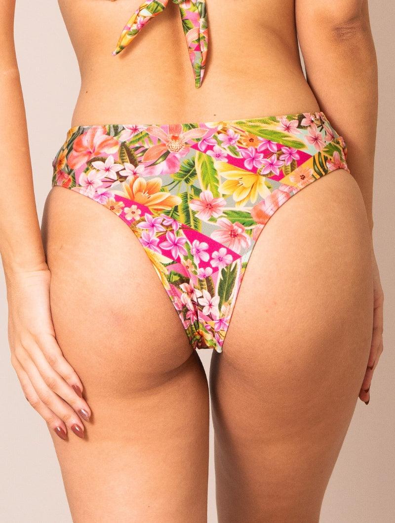 Calcinha de Biquíni com Tiras Laterais Estampado Lara