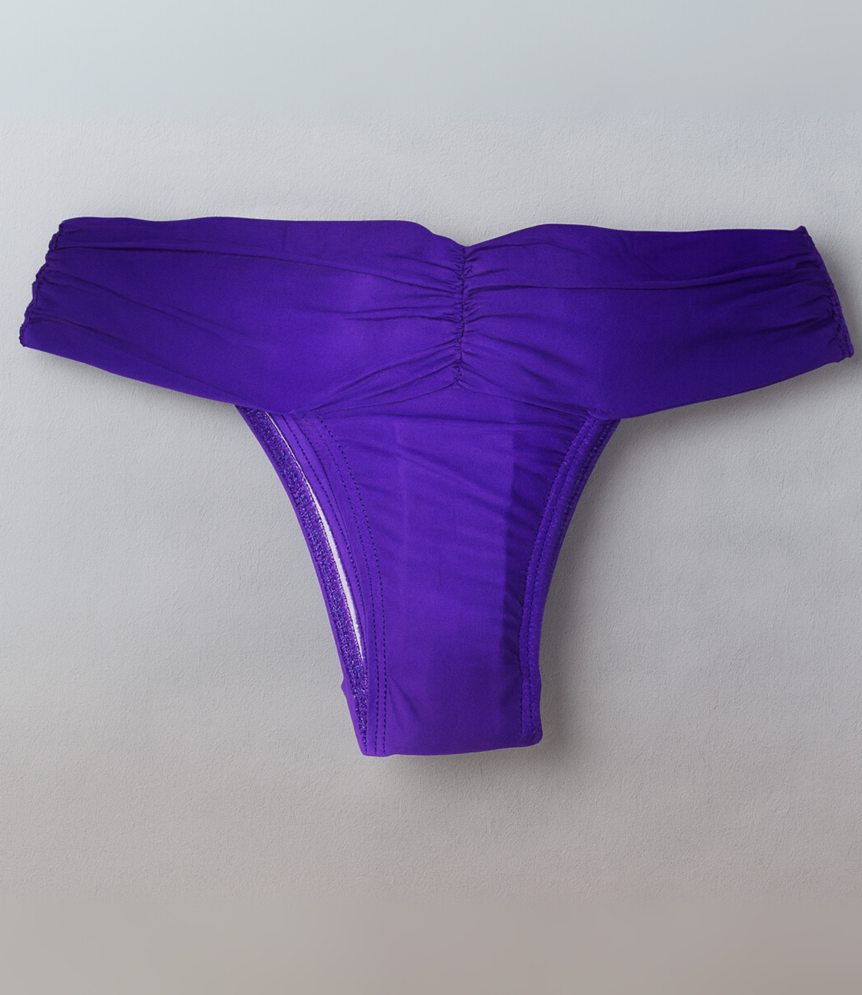 Calcinha de Biquíni com Drapeado nas Laterais