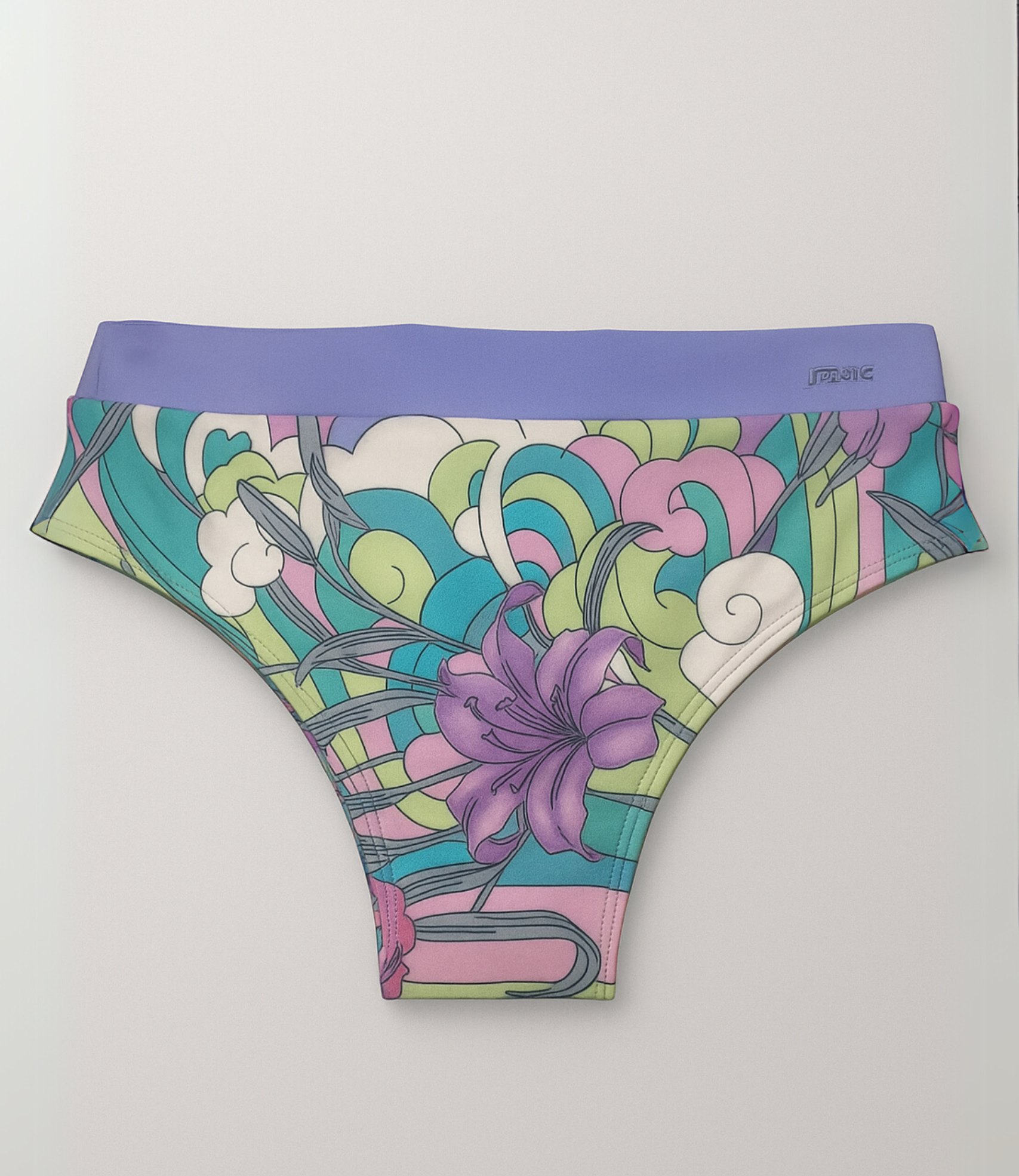 Calcinha Cintura Alta Estampada