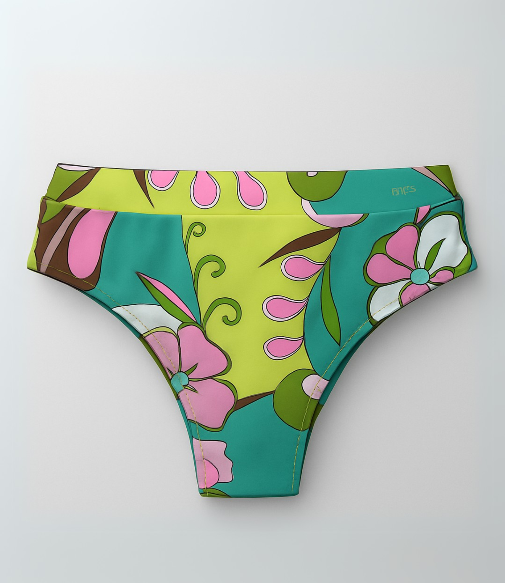 Calcinha Cintura Alta Estampada