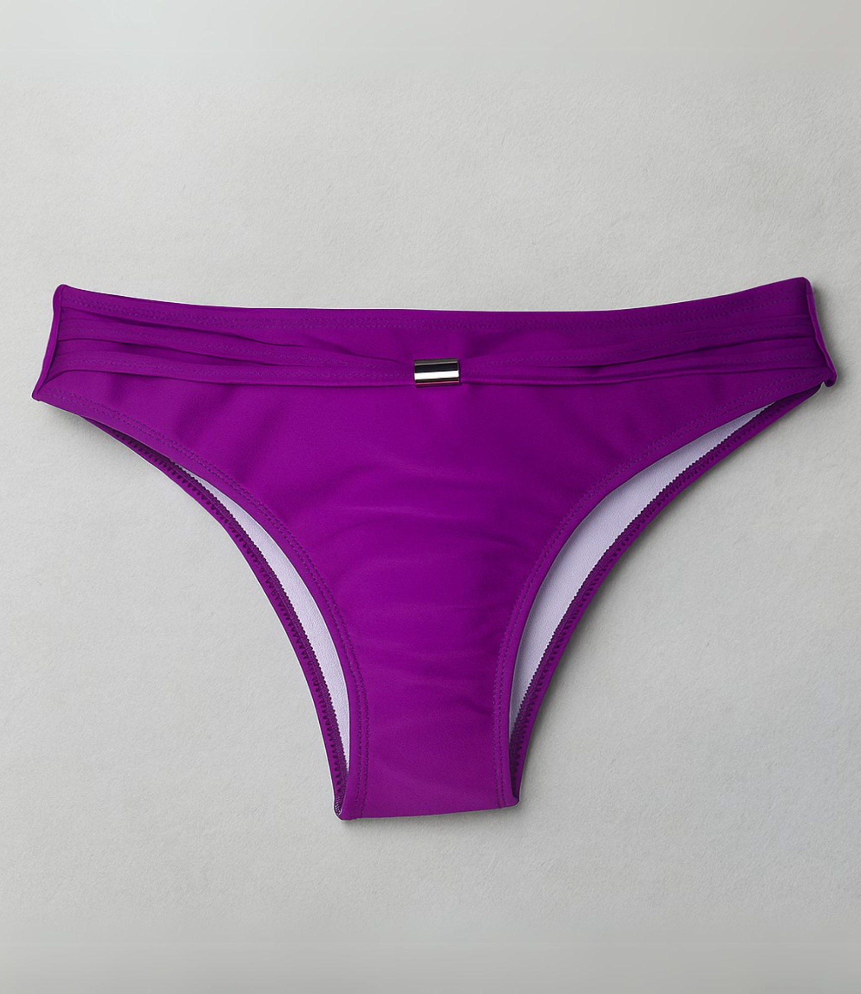 Calcinha de Biquíni com Argolas Lisa