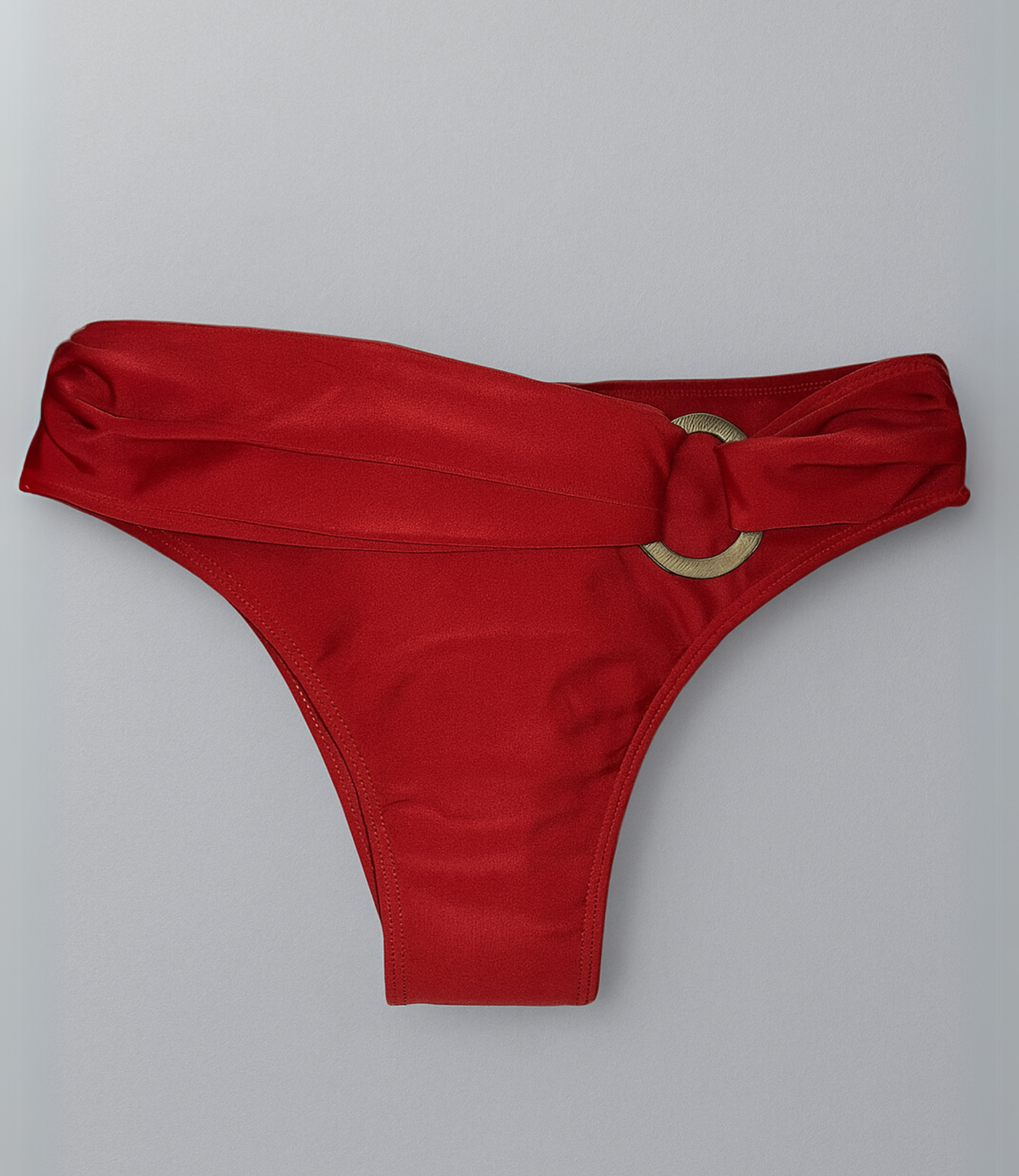 Calcinha Biquíni Argola Frontal Lisa