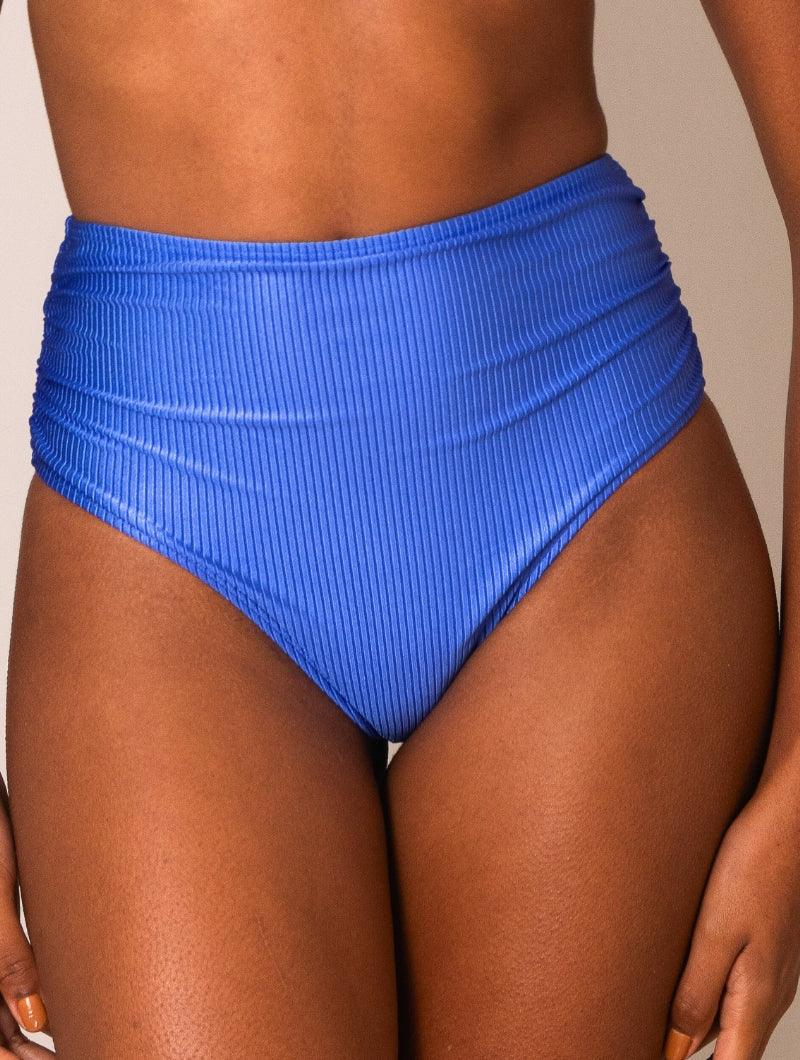 Calcinha de Biquíni Texturizada Hot Pant Drapeada - Calcinha Aurora - MAC