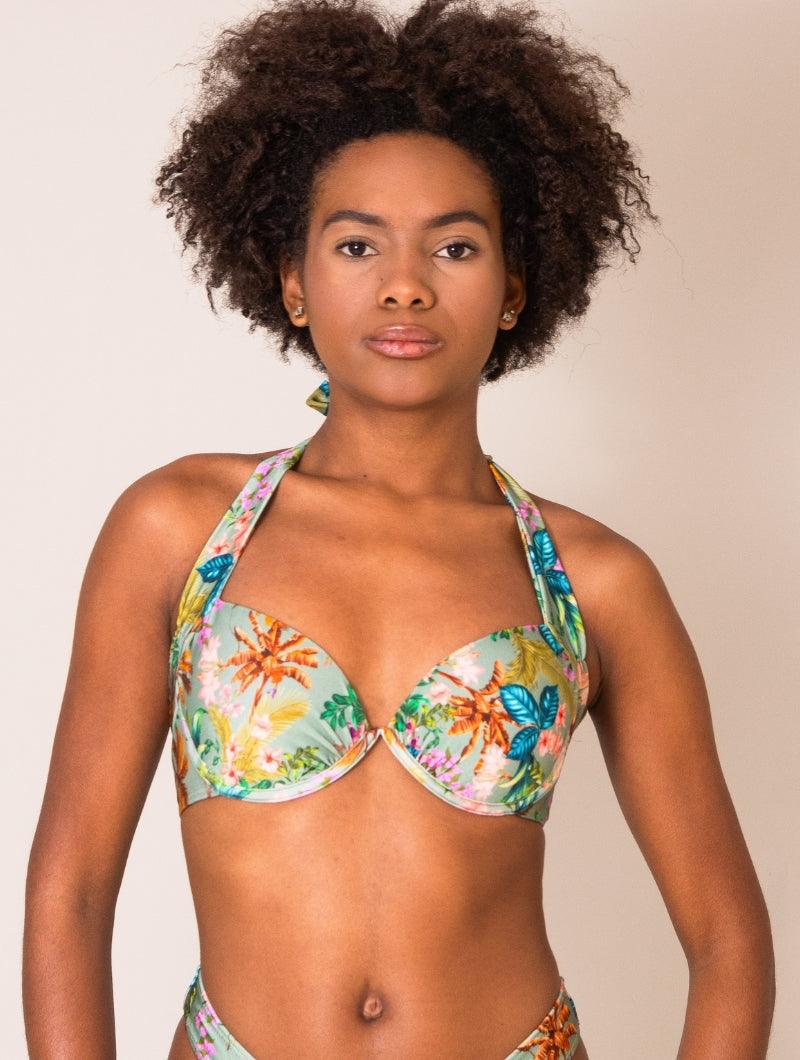 Top de Biquíni Estampado Meia Taça - Top Júlia - MAC