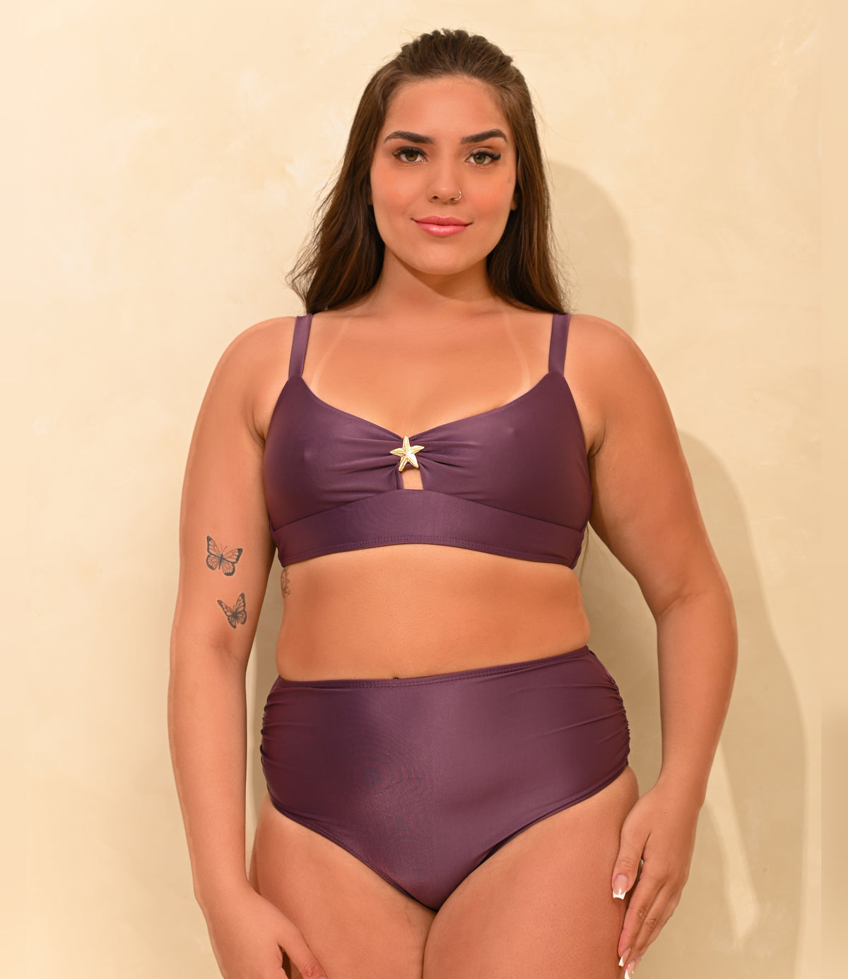 Calcinha Darya Lisa Figo, biquíni completo, frente