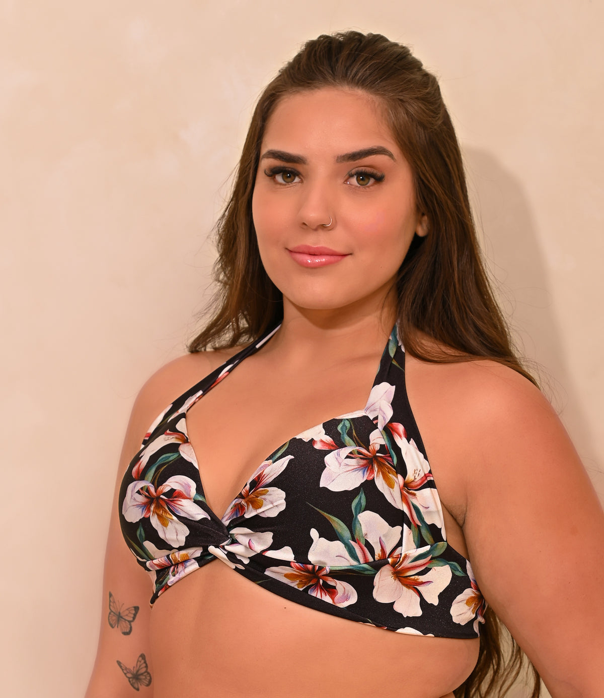 Top Tainá Estampado Magnólia, lateral
