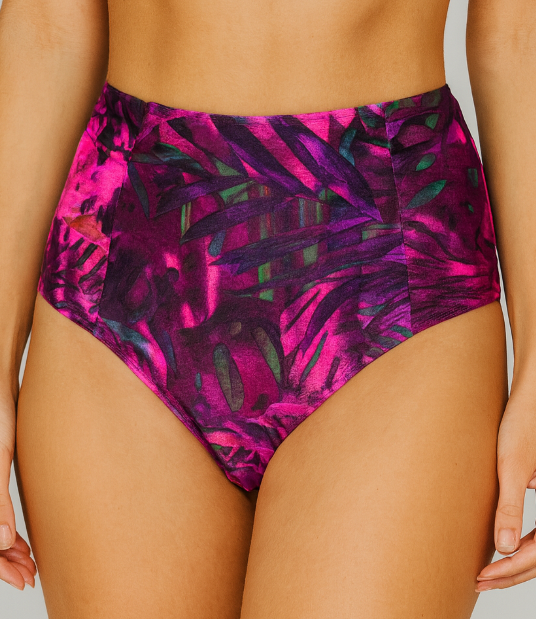 Calcinha Biquíni Hot Pant Franzida Estampada